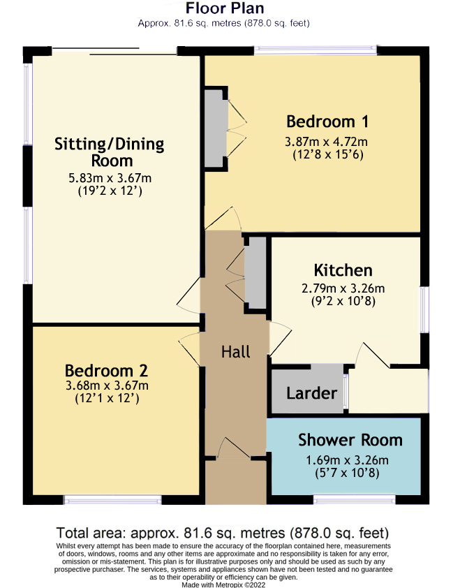 9, Leigh Road, New Milton floorplan