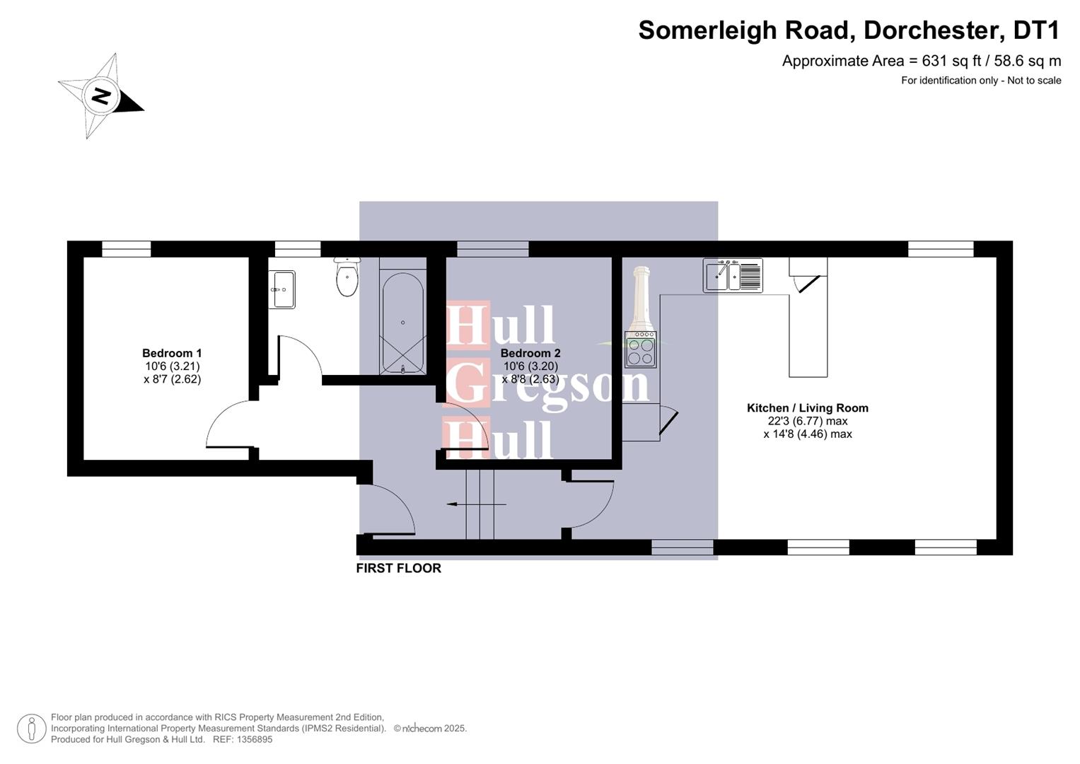 Flat 7 The Old Rectory, Somerleigh Road, Dorchester floorplan