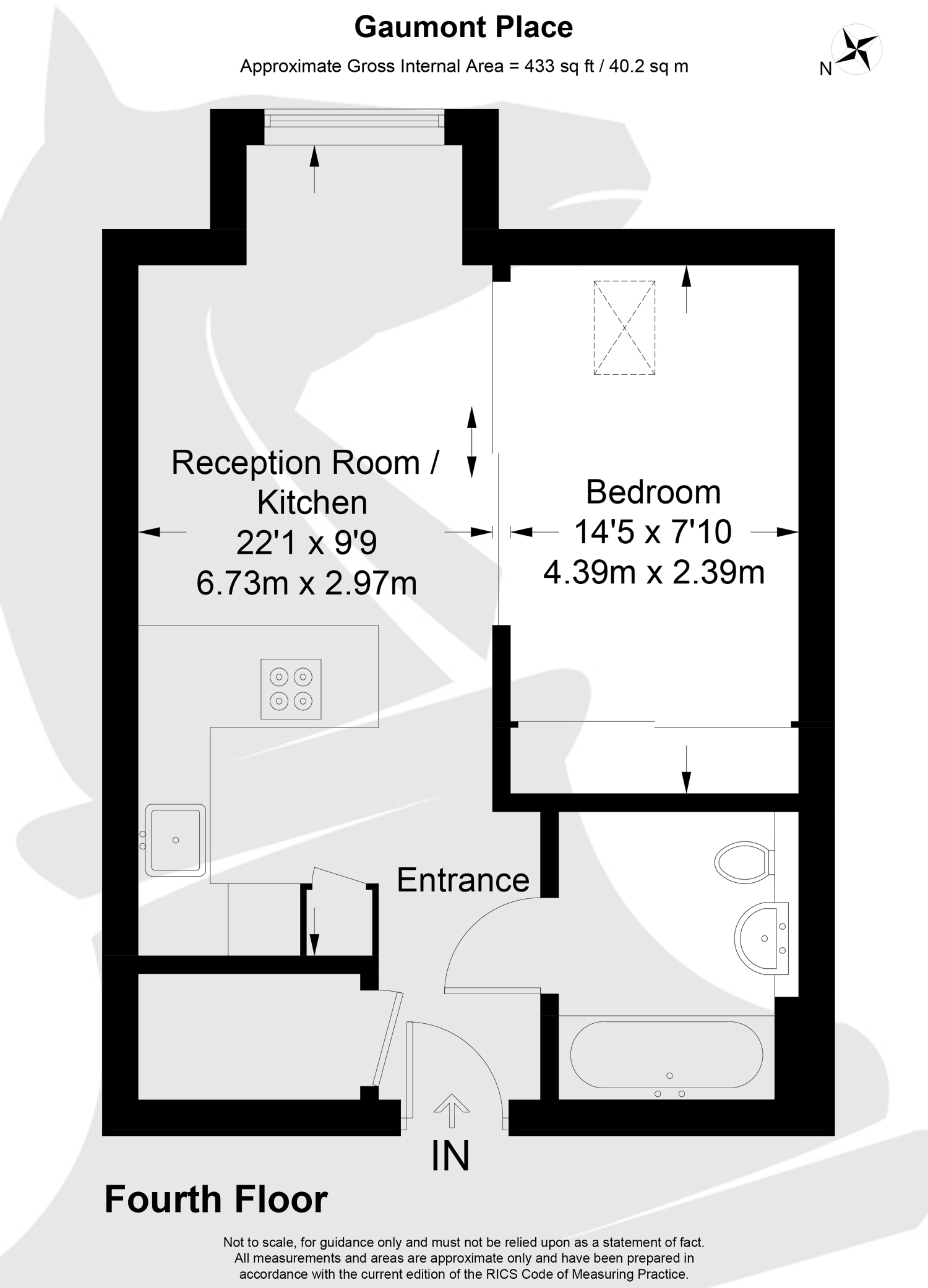 0 Bedrooms Studio to rent in Gaumont Place, Streatham High Road, Streatham Hill SW2