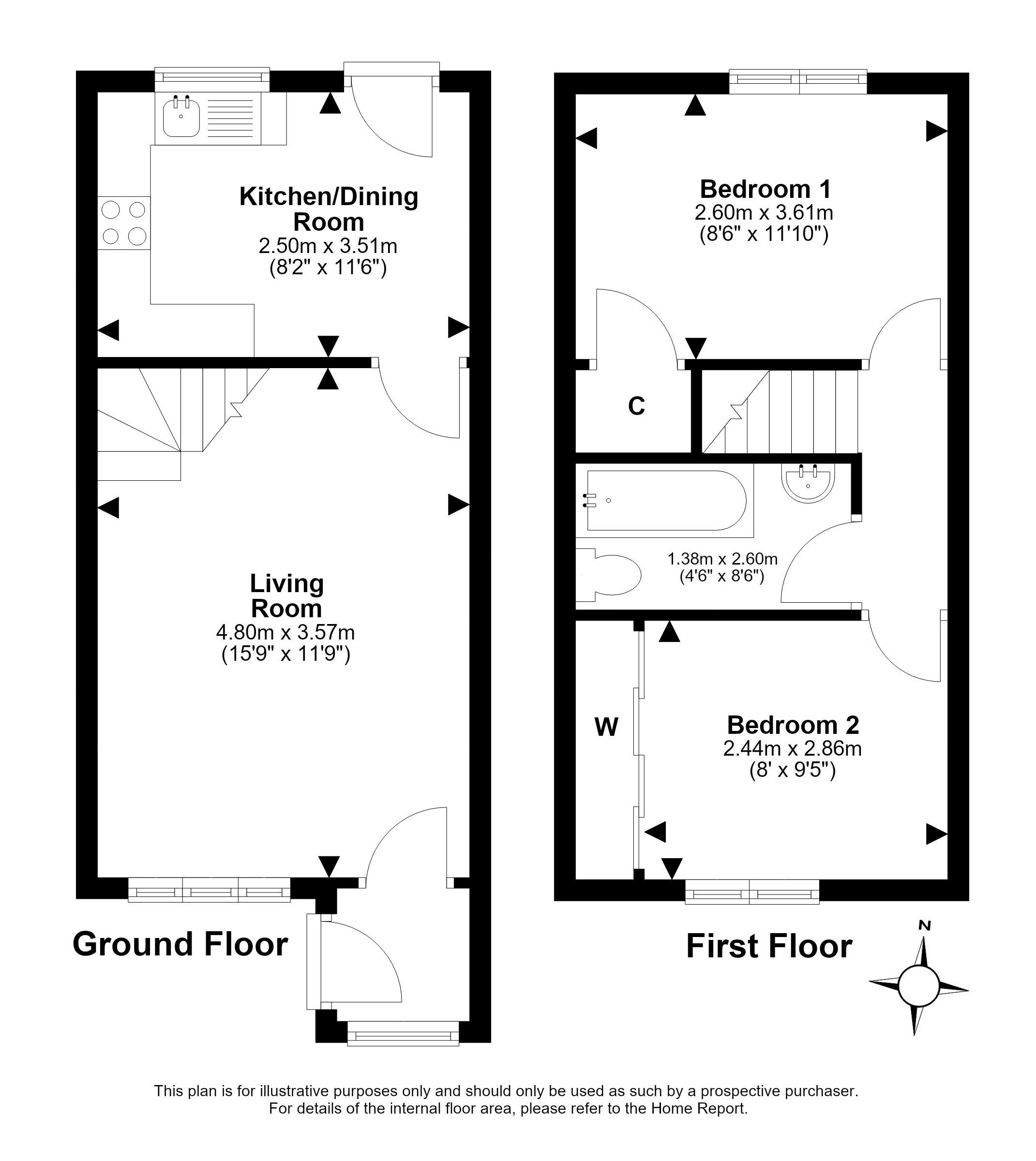 44, Gilmerton Place, Gilmerton, Edinburgh floorplan