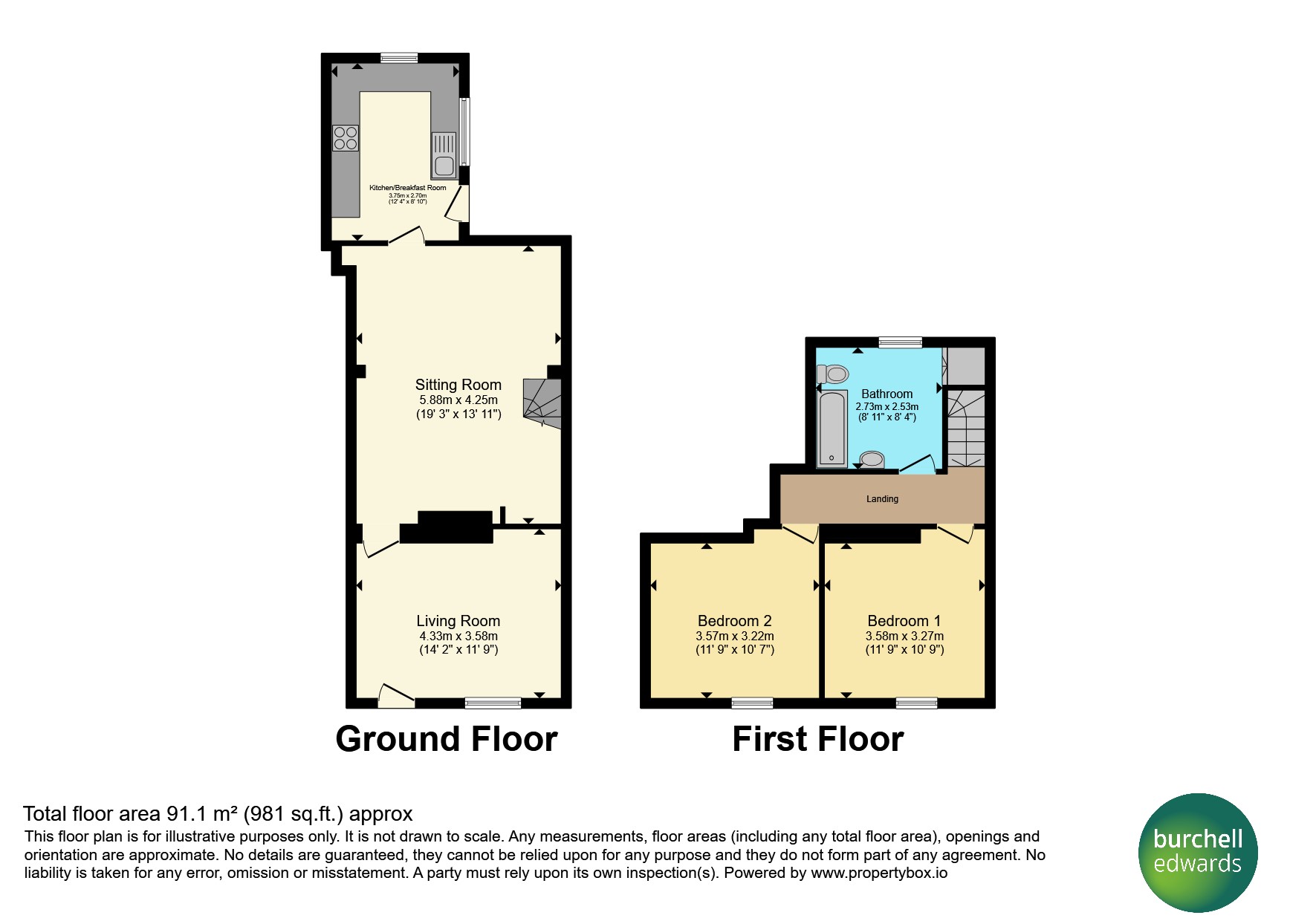 15, Beech Lane, Burton-On-Trent floorplan