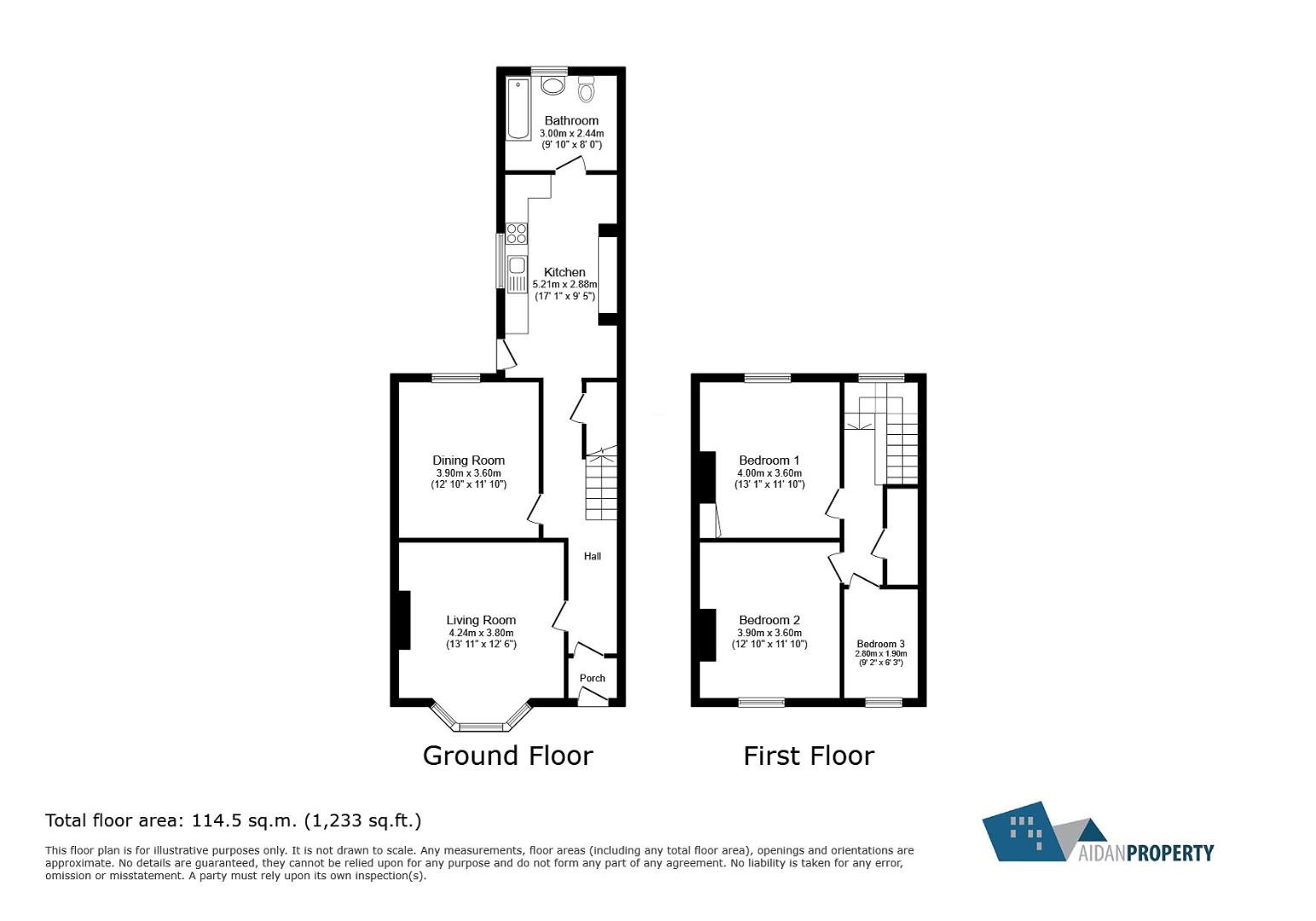 40, Gray Road, Sunderland floorplan