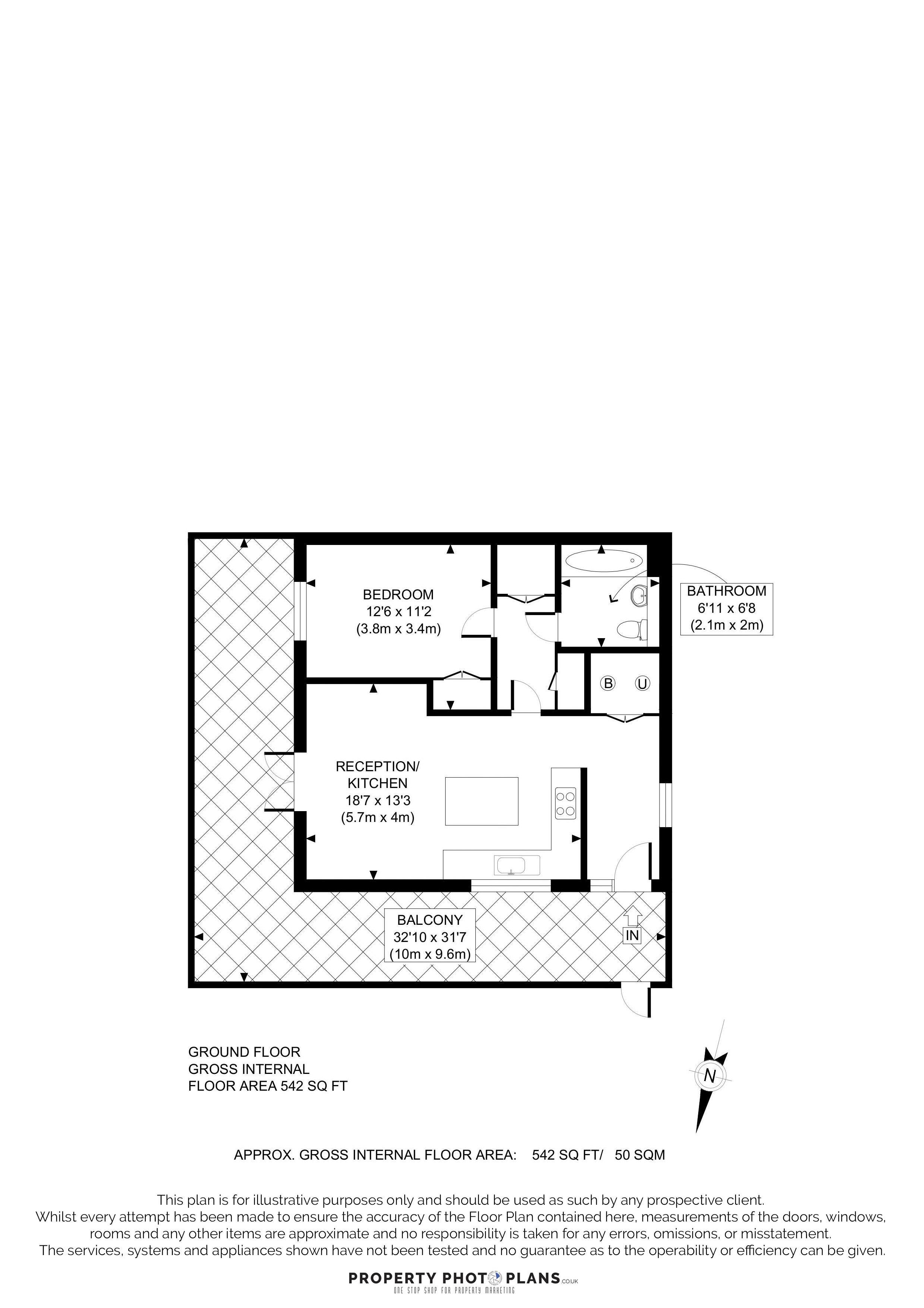 Flat 18 Calla Court, Tranquil Lane, Harrow floorplan