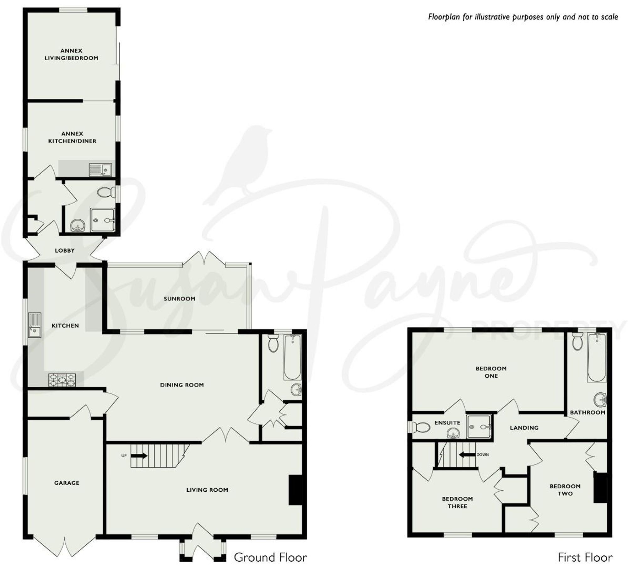 1 Forest View, Newport floorplan