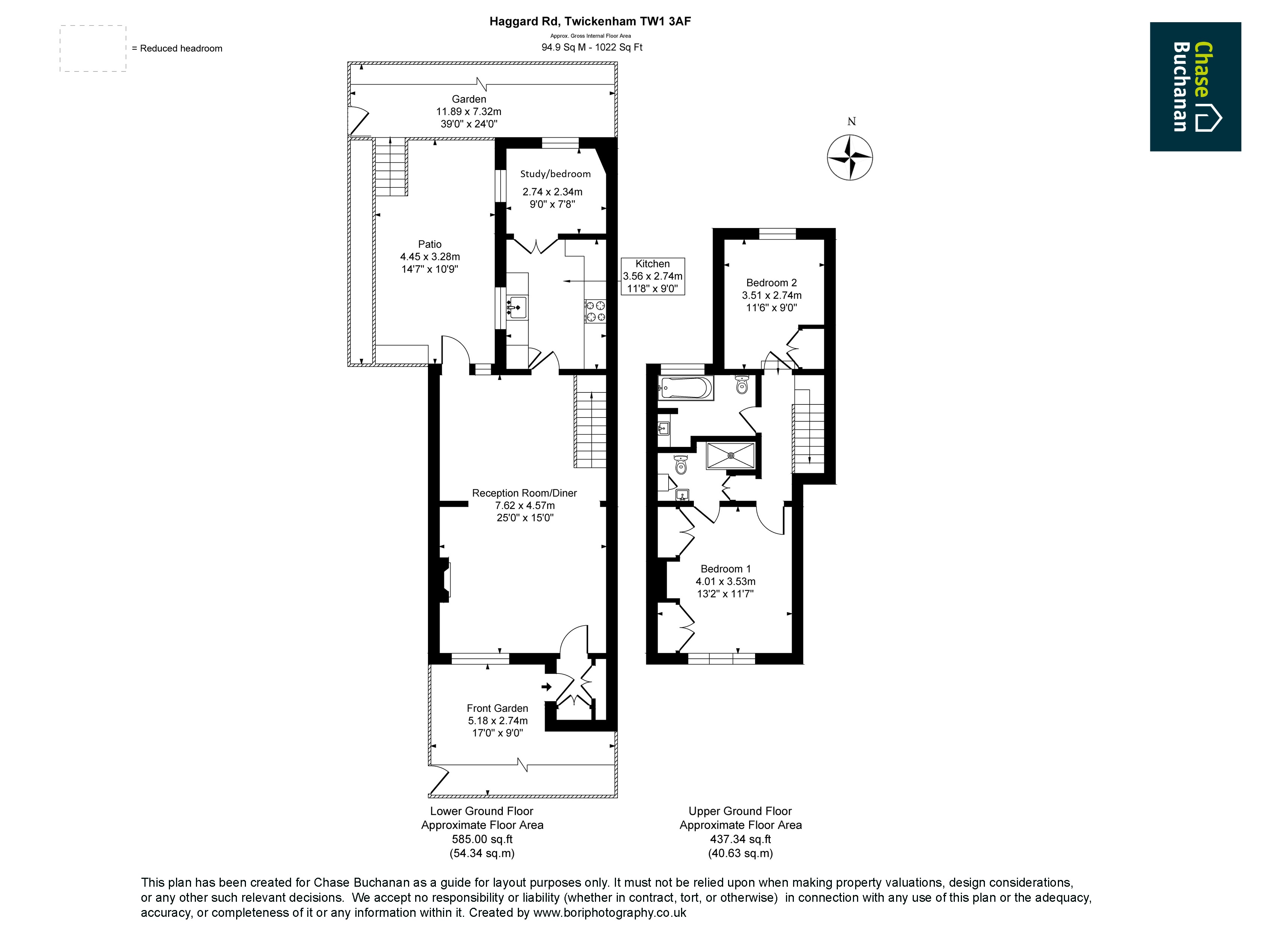 Haggard Road, Twickenham floorplan