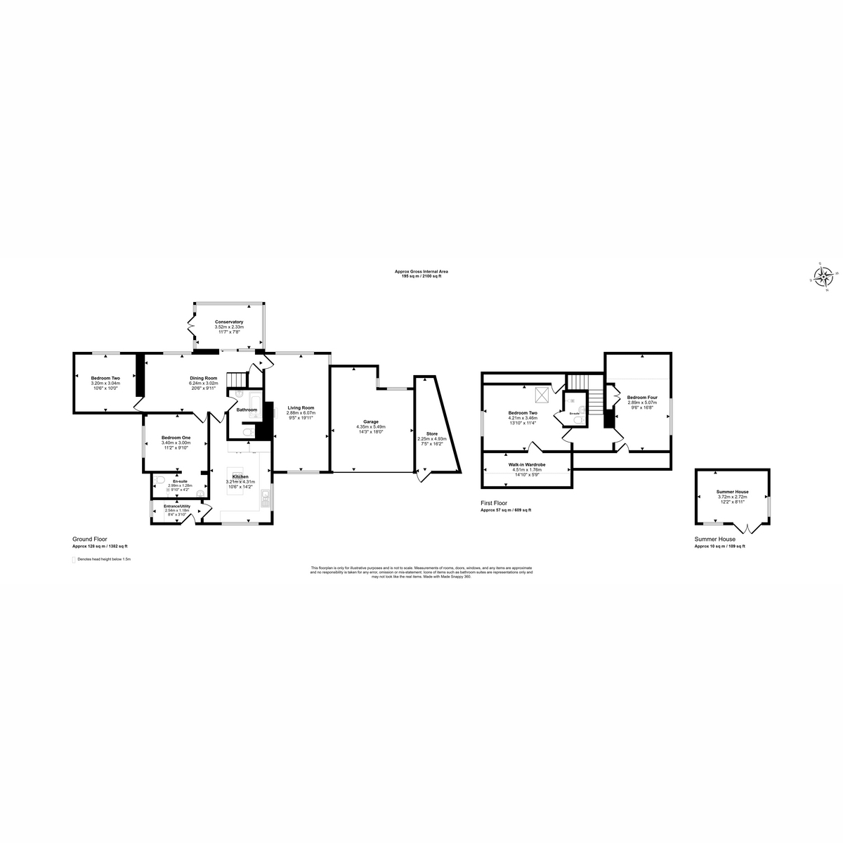 2, Greenways Close, Flordon floorplan