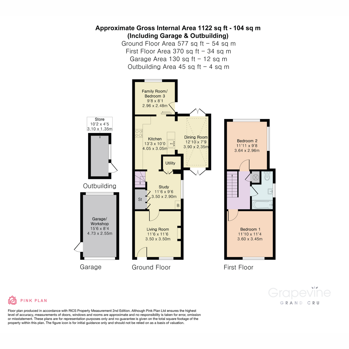 5 Diamond Villas, The Street, Reading floorplan