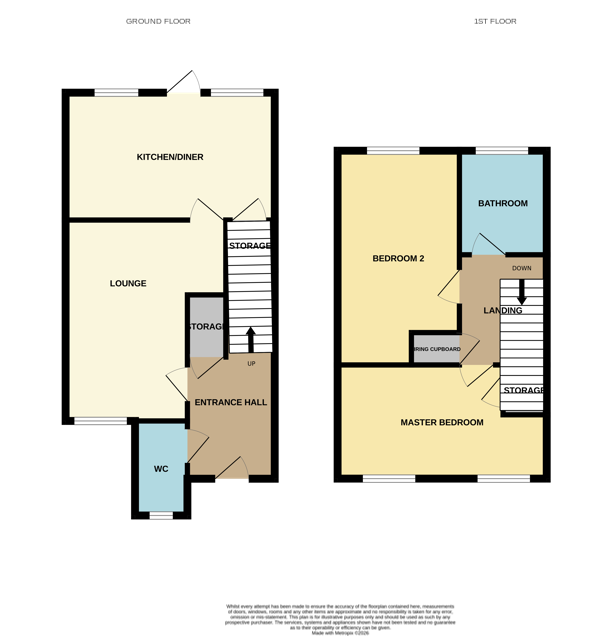 107, Farraday Drive, Milton Keynes floorplan