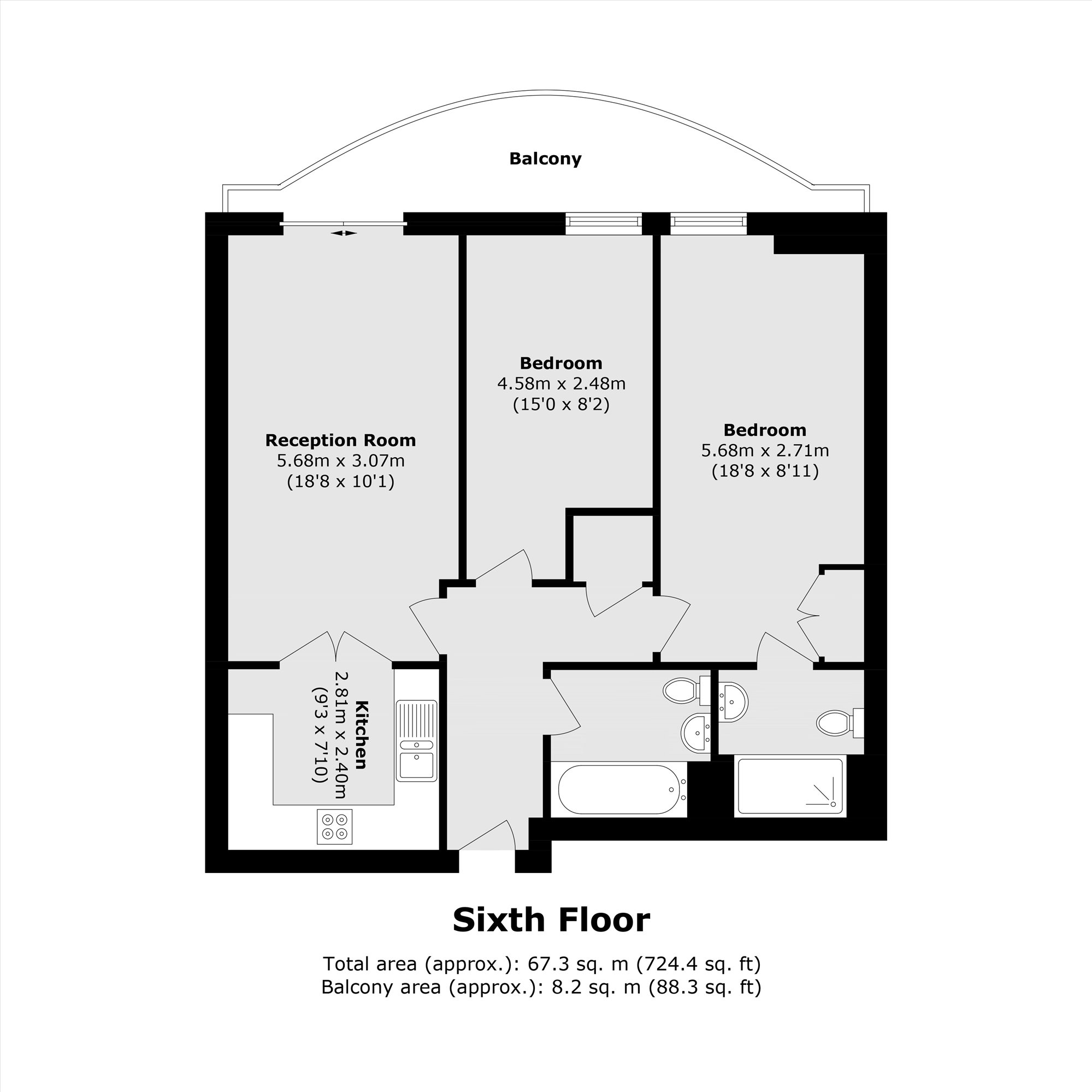 Beckford Close, London floorplan