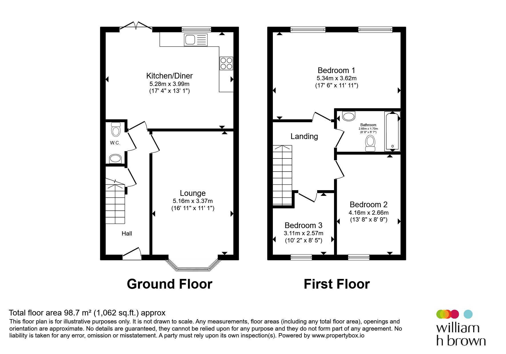 4, Woodville Close, LEEDS floorplan