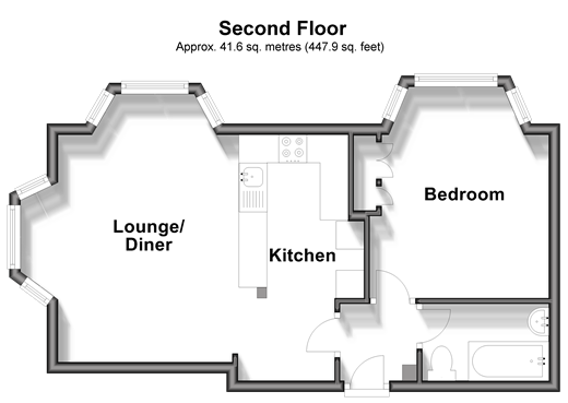 58, Western Road floorplan