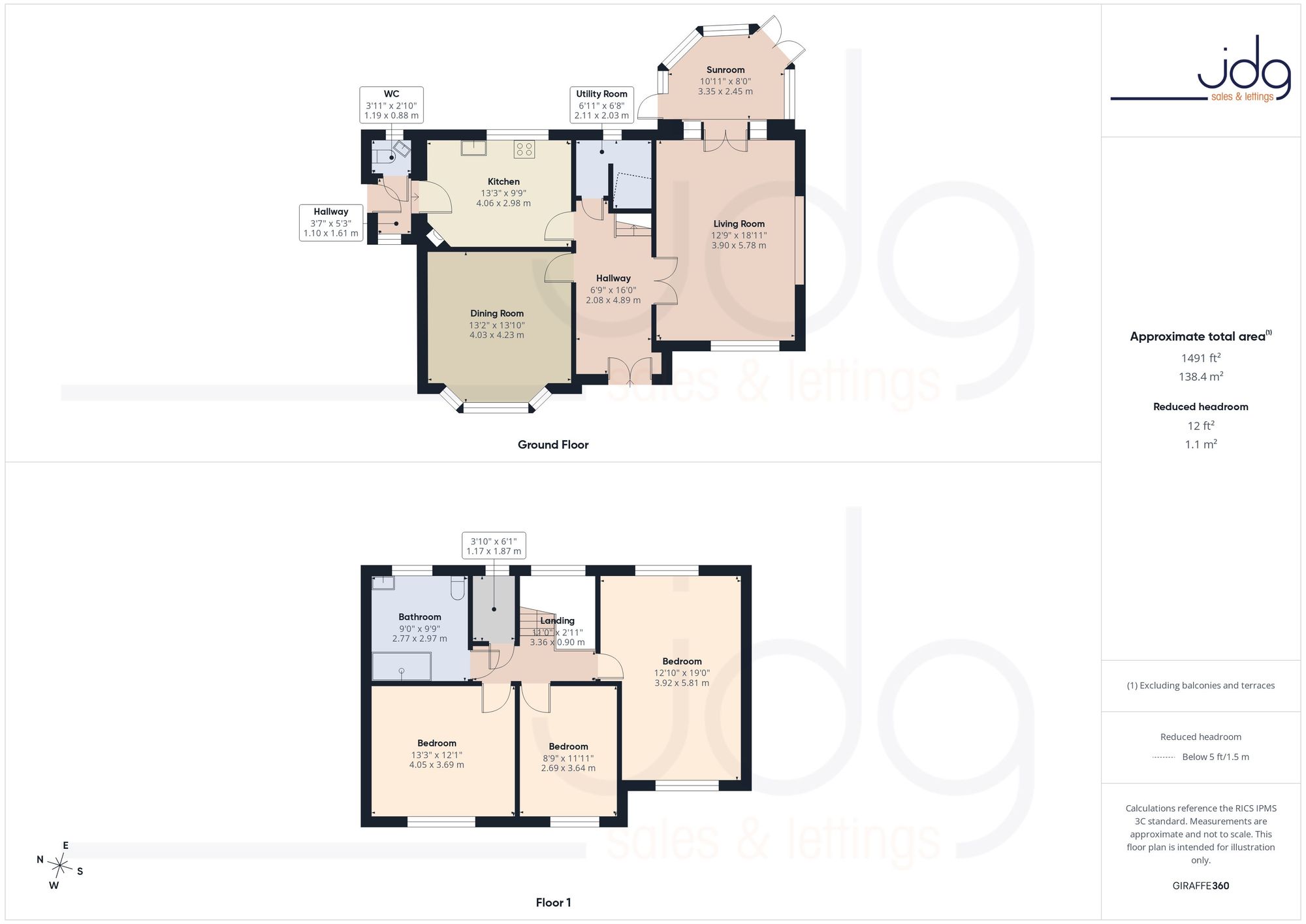 2 Walker Grove, Morecambe floorplan
