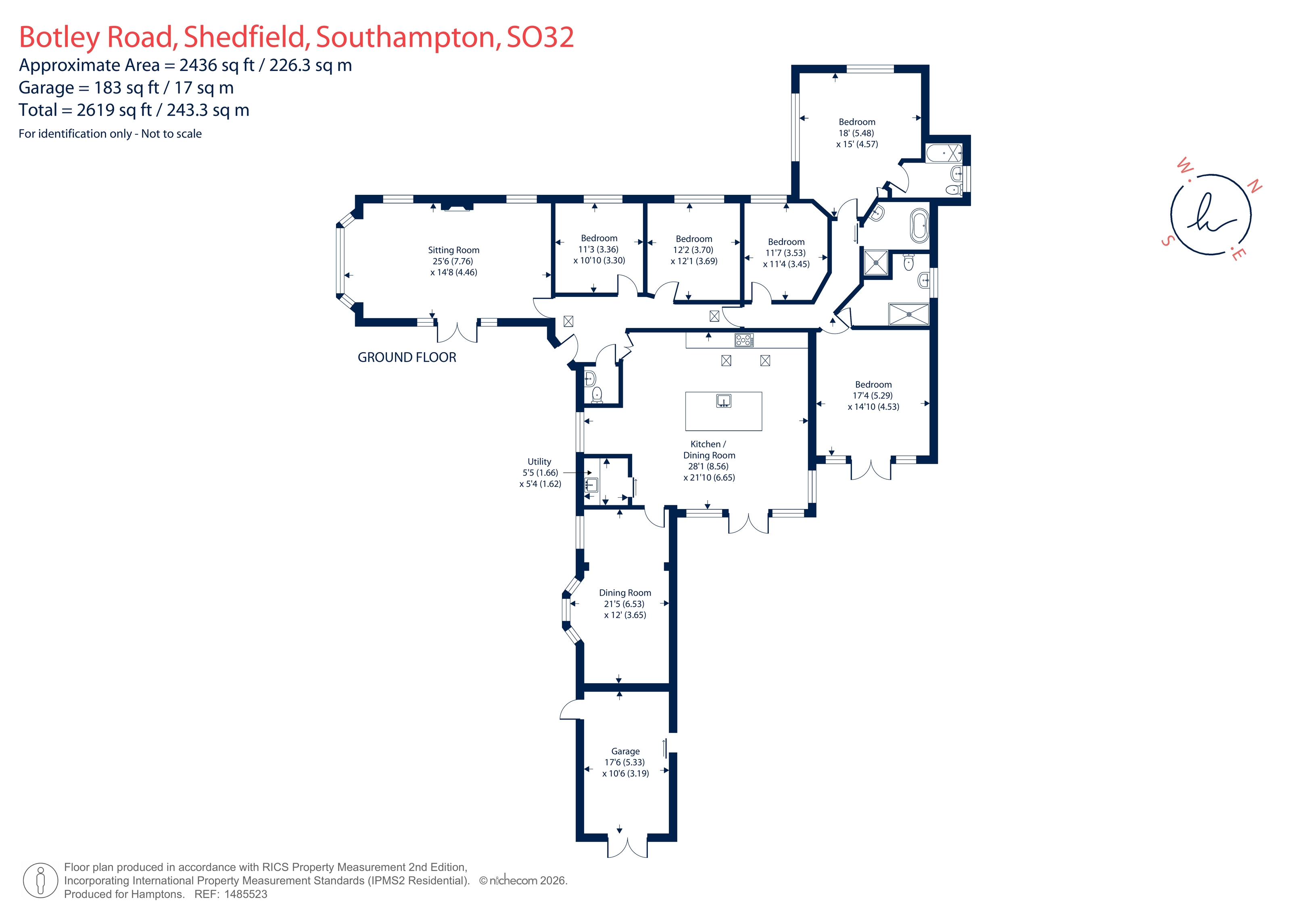 Little Hall Court, Botley Road, Shedfield floorplan