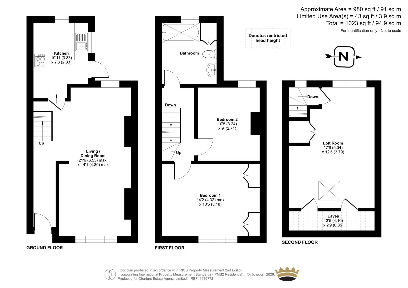 23, Arnold Street, East Sussex floorplan