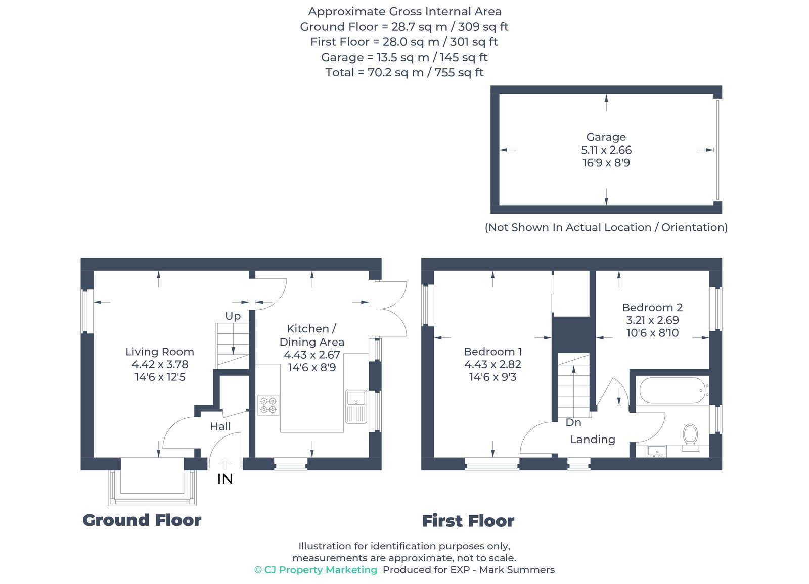 23, Graphic Close, Dunstable floorplan
