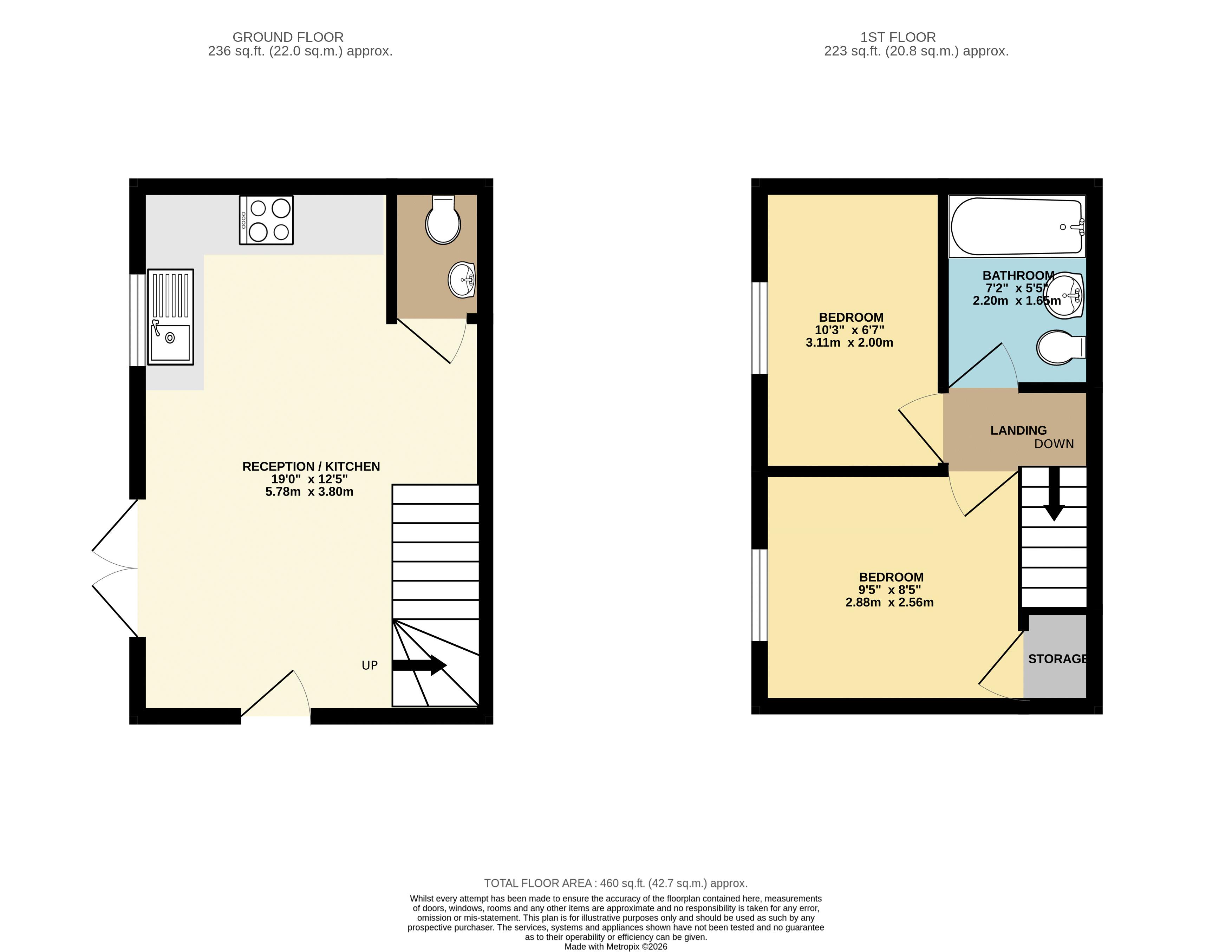 Jordan Terrace, Hereford floorplan