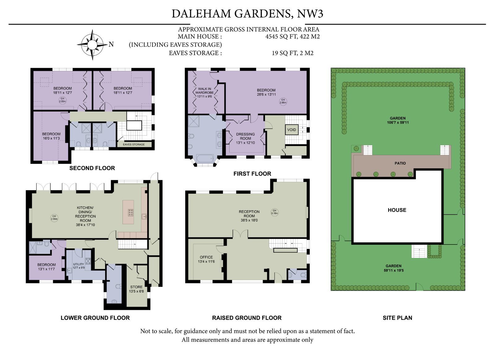 17, Daleham Gardens, London floorplan