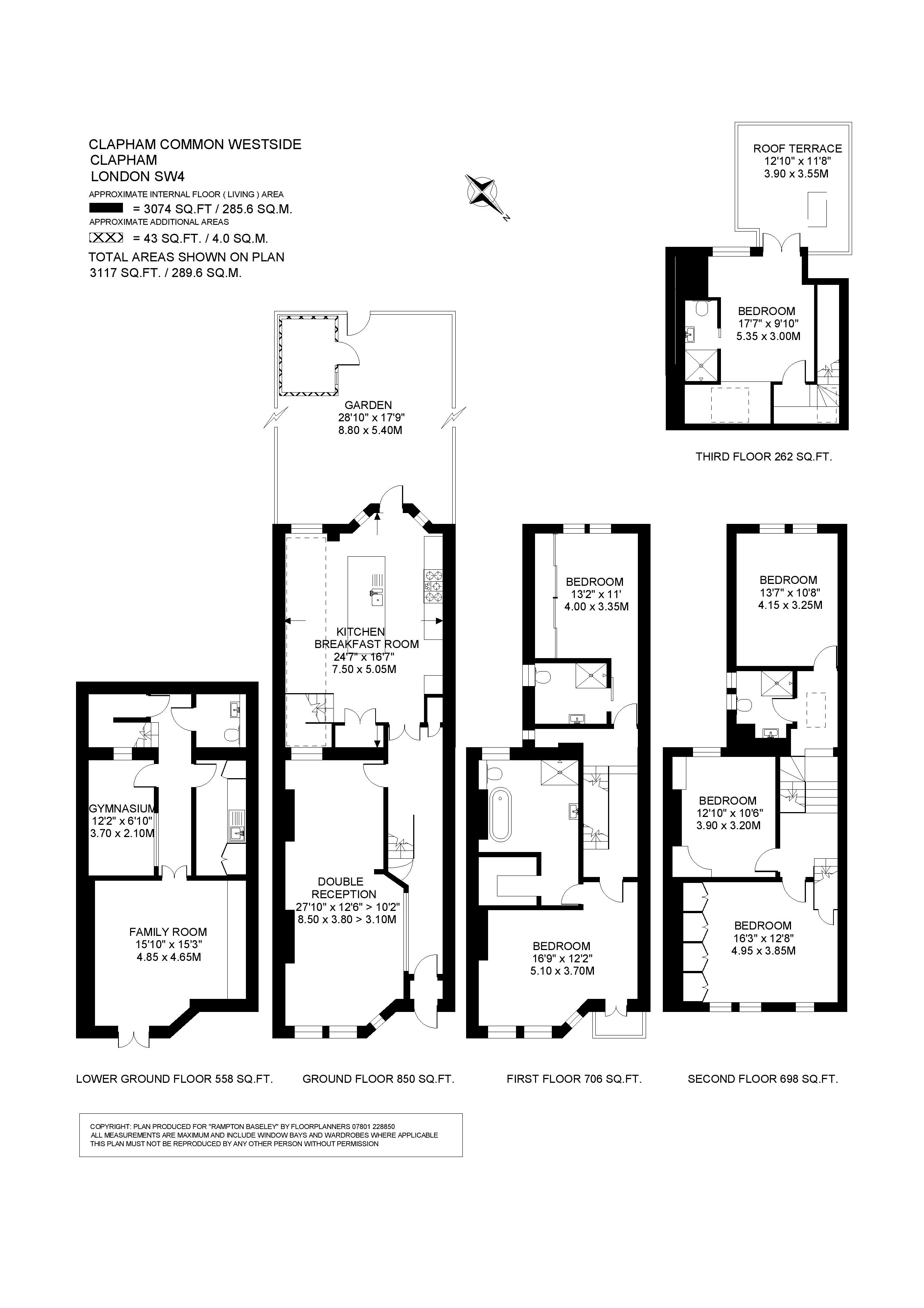 59, Clapham Common West Side, London floorplan