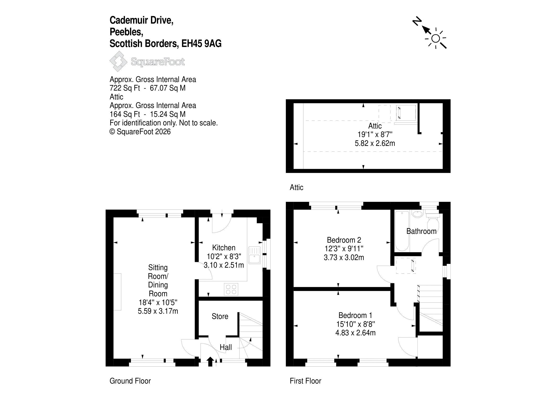 22, Cademuir Drive, Peebles floorplan