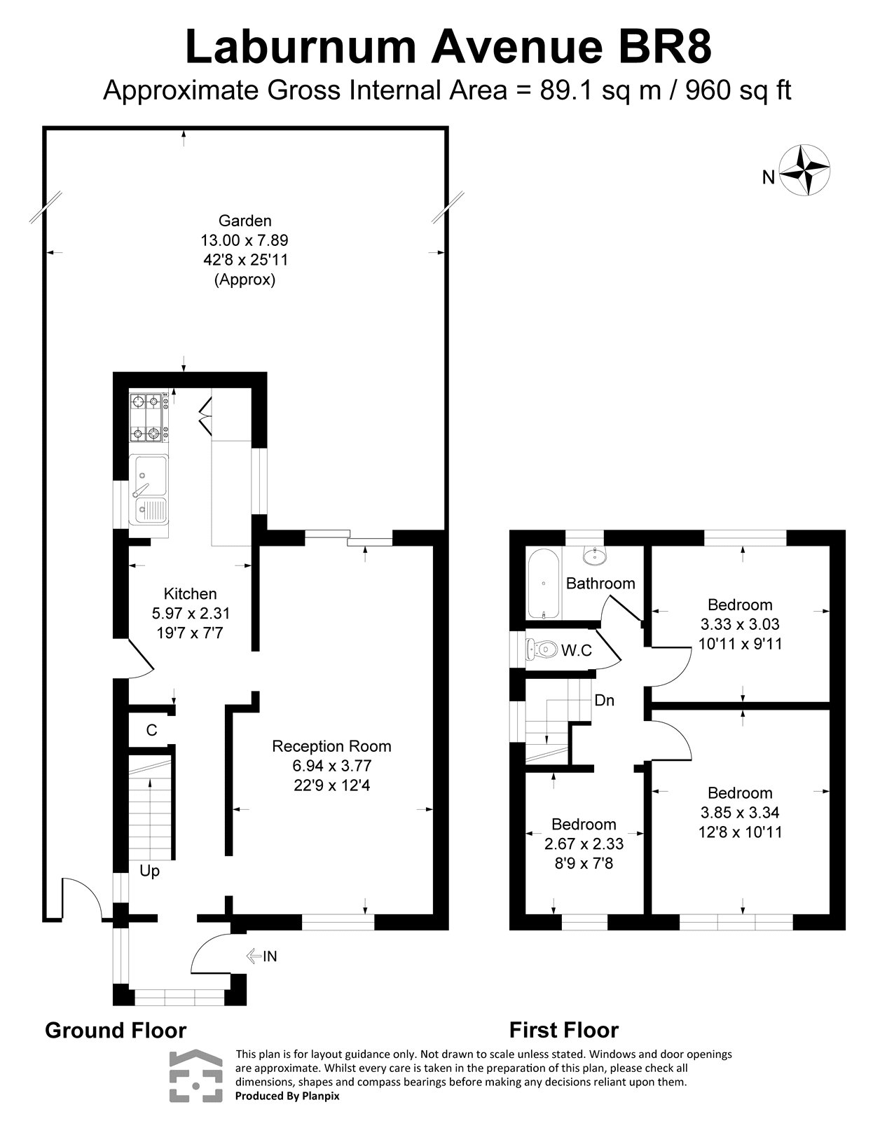 Laburnum Avenue, Kent floorplan