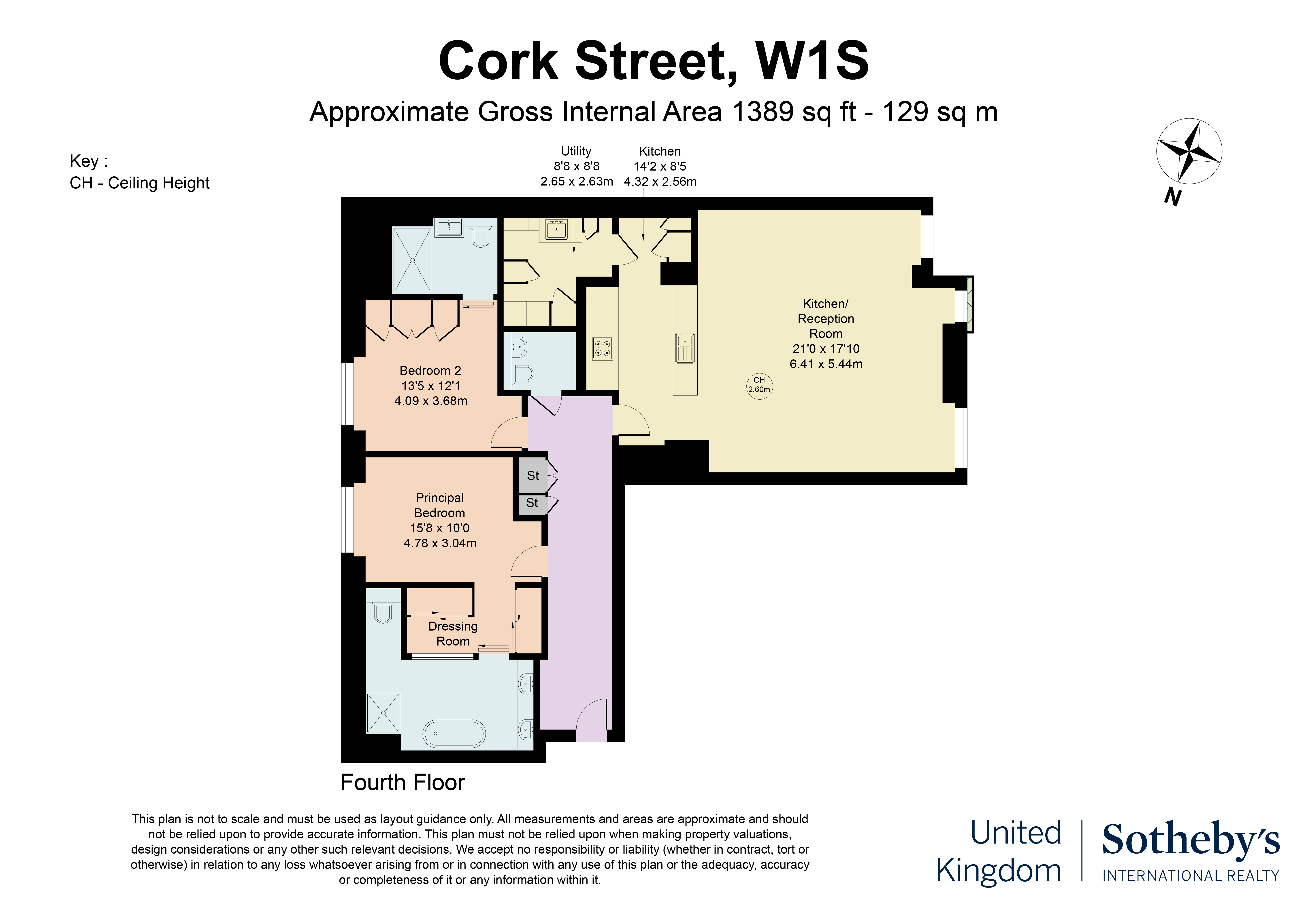 Cork Street, London floorplan