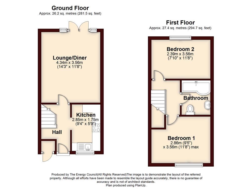 2 Bedrooms Terraced house for sale in Apsledene, Gravesend DA12