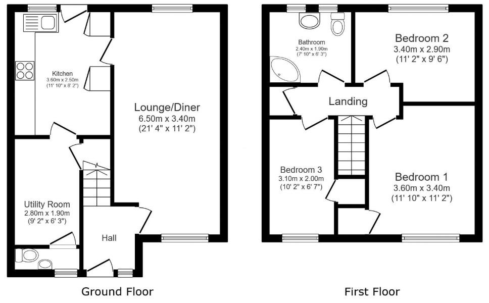 12, Threshelford, Basildon floorplan