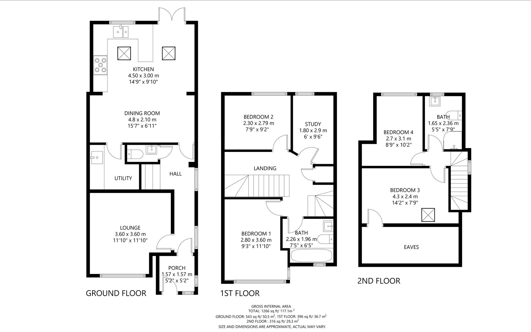 4 Bedrooms Semi-detached house for sale in Dickens Avenue, Uxbridge UB8