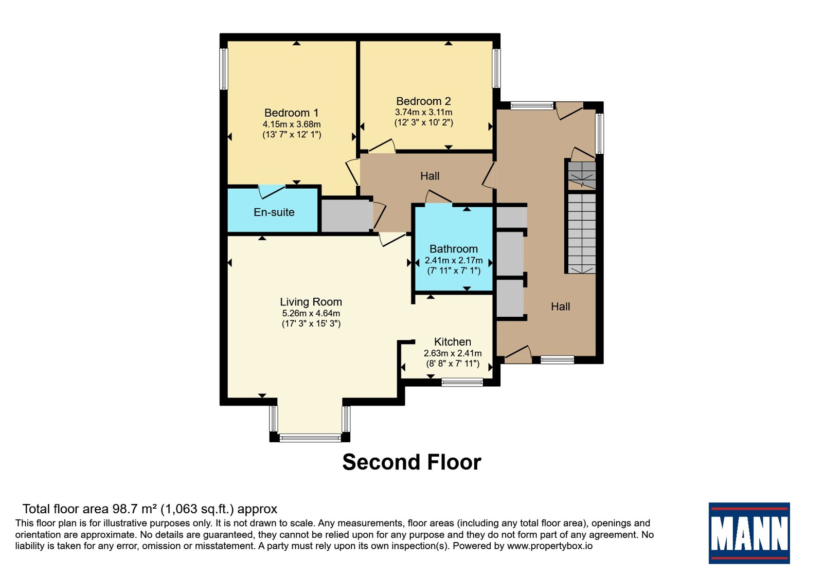 Flat 6, Webster House, 13, Greystone Square, Rochester floorplan