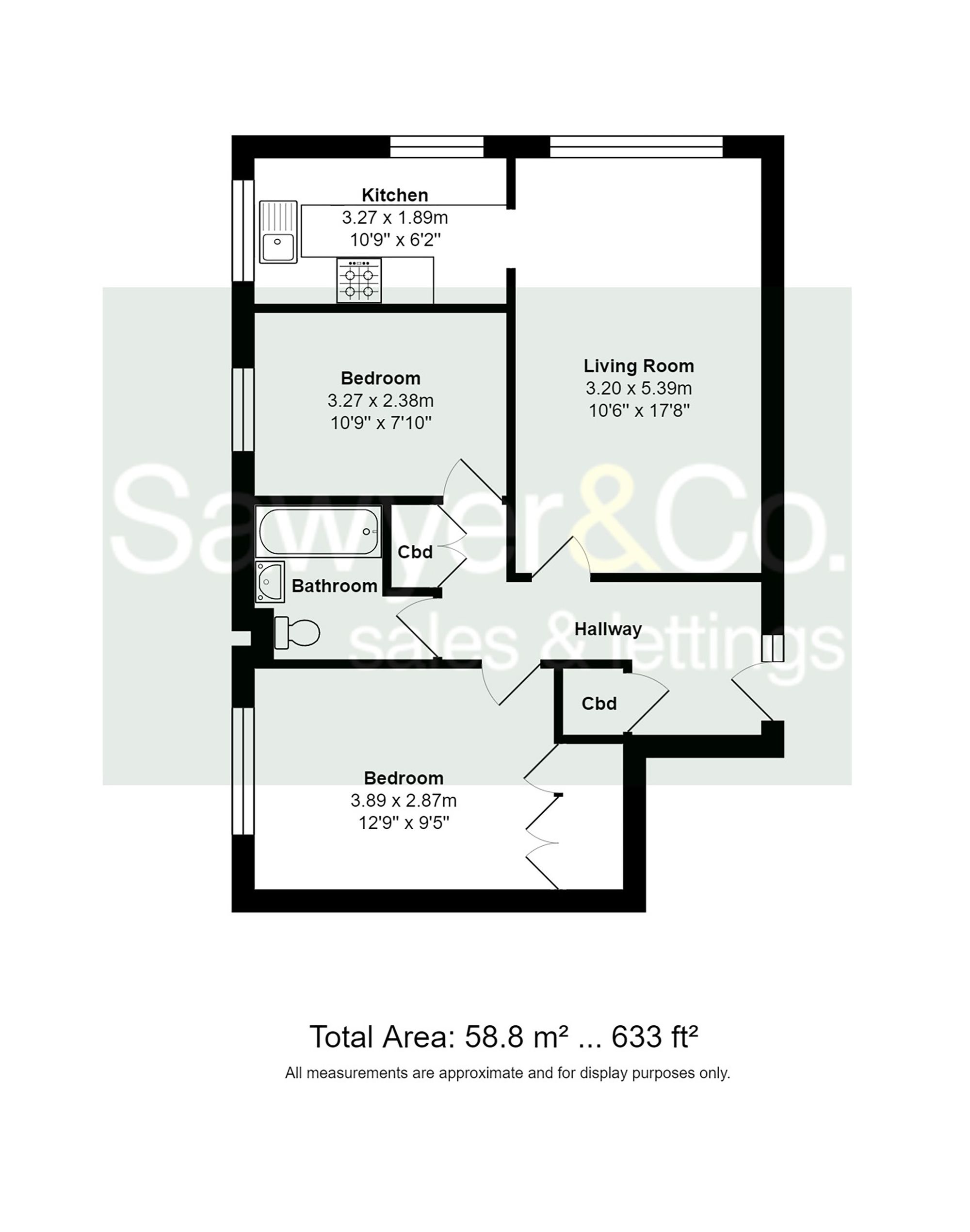 9 Shanklin Court, Hove floorplan