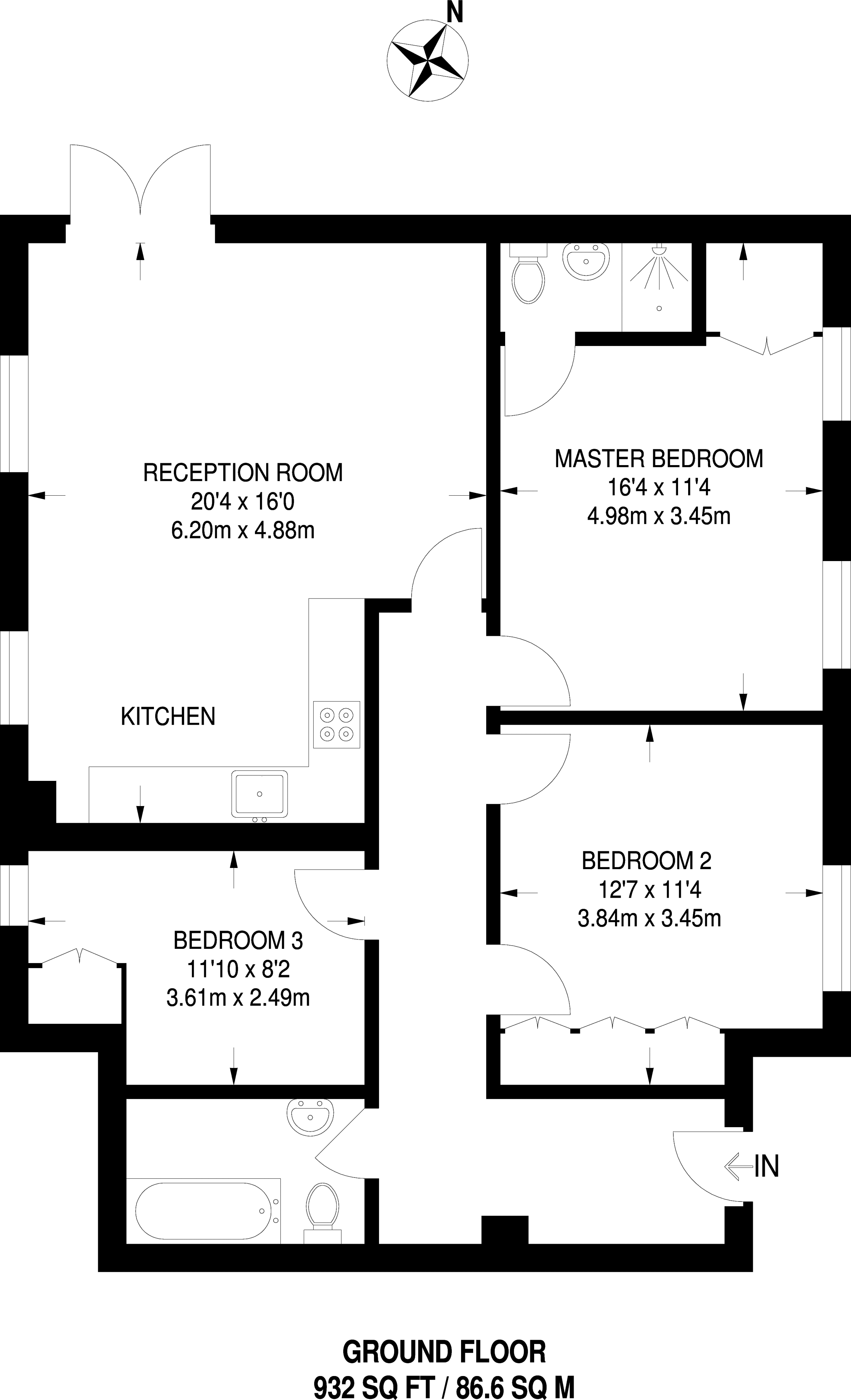 3 Bedrooms Maisonette to rent in Middle Road, Harrow On The Hill HA2