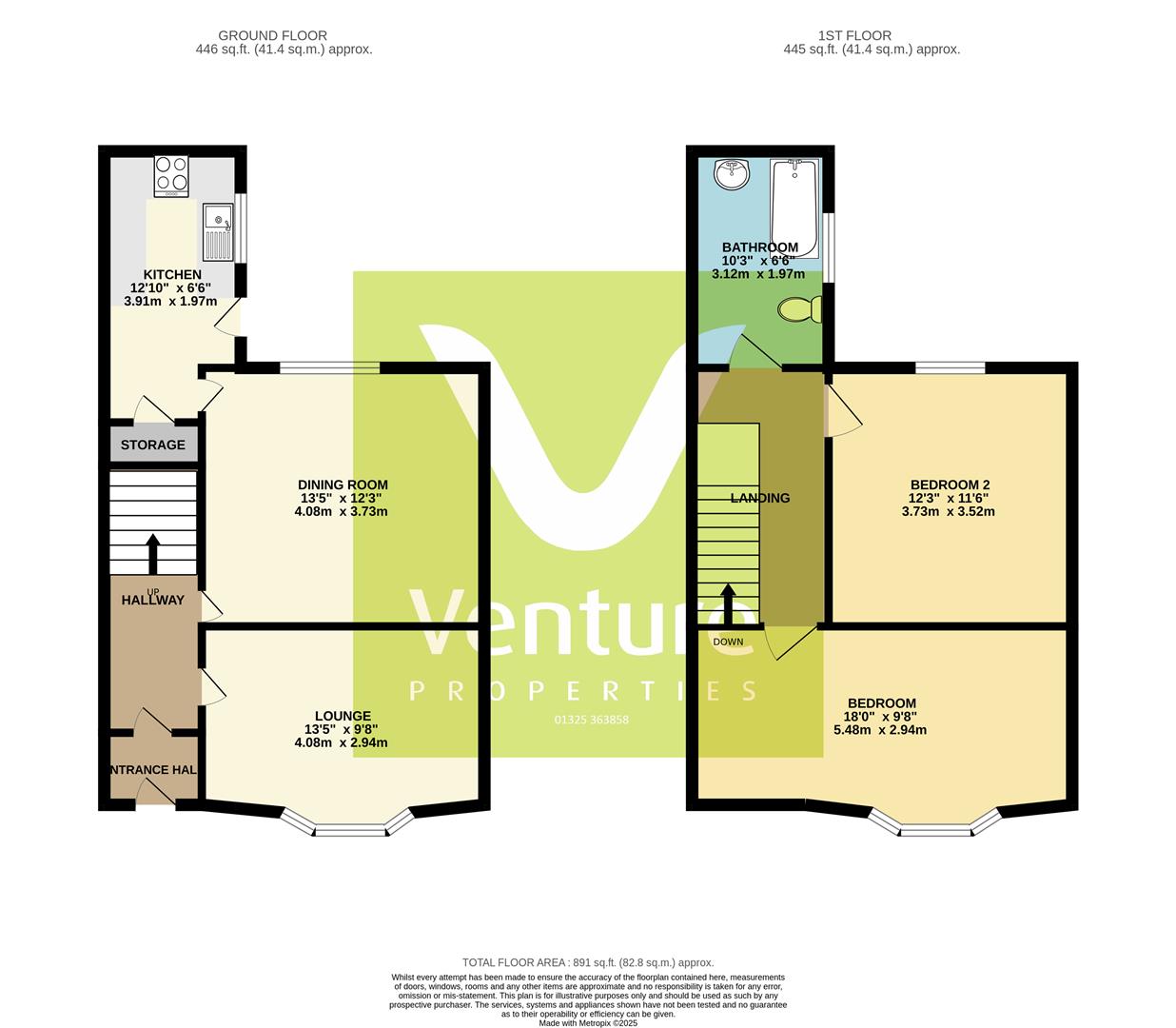 22, Outram Street, Darlington floorplan