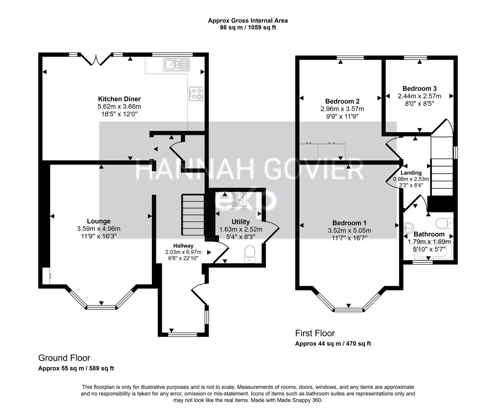55, Wern Road, Neath floorplan