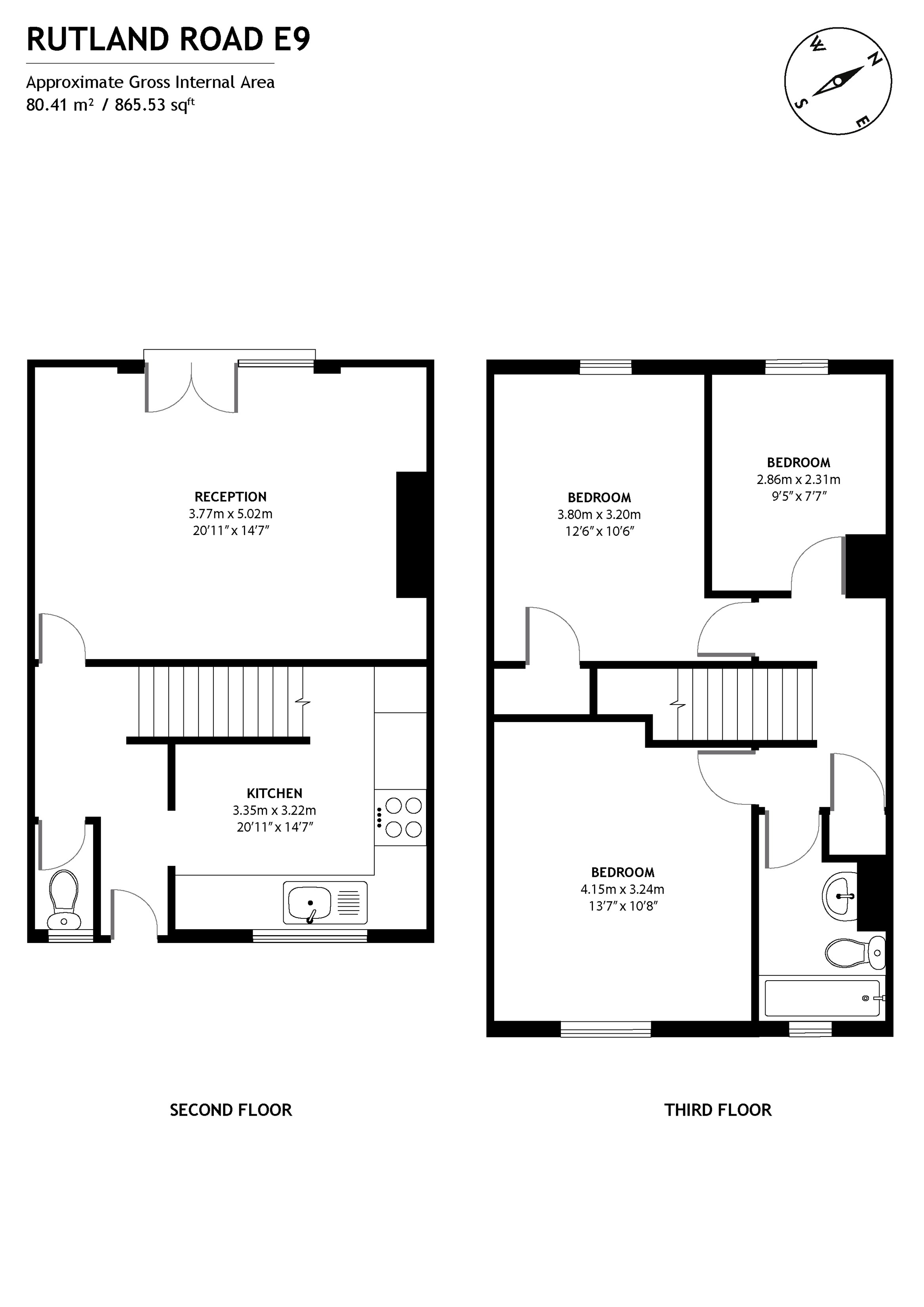 Parkside Estate, Rutland Road E9, 2 bedroom flat to rent 63284719