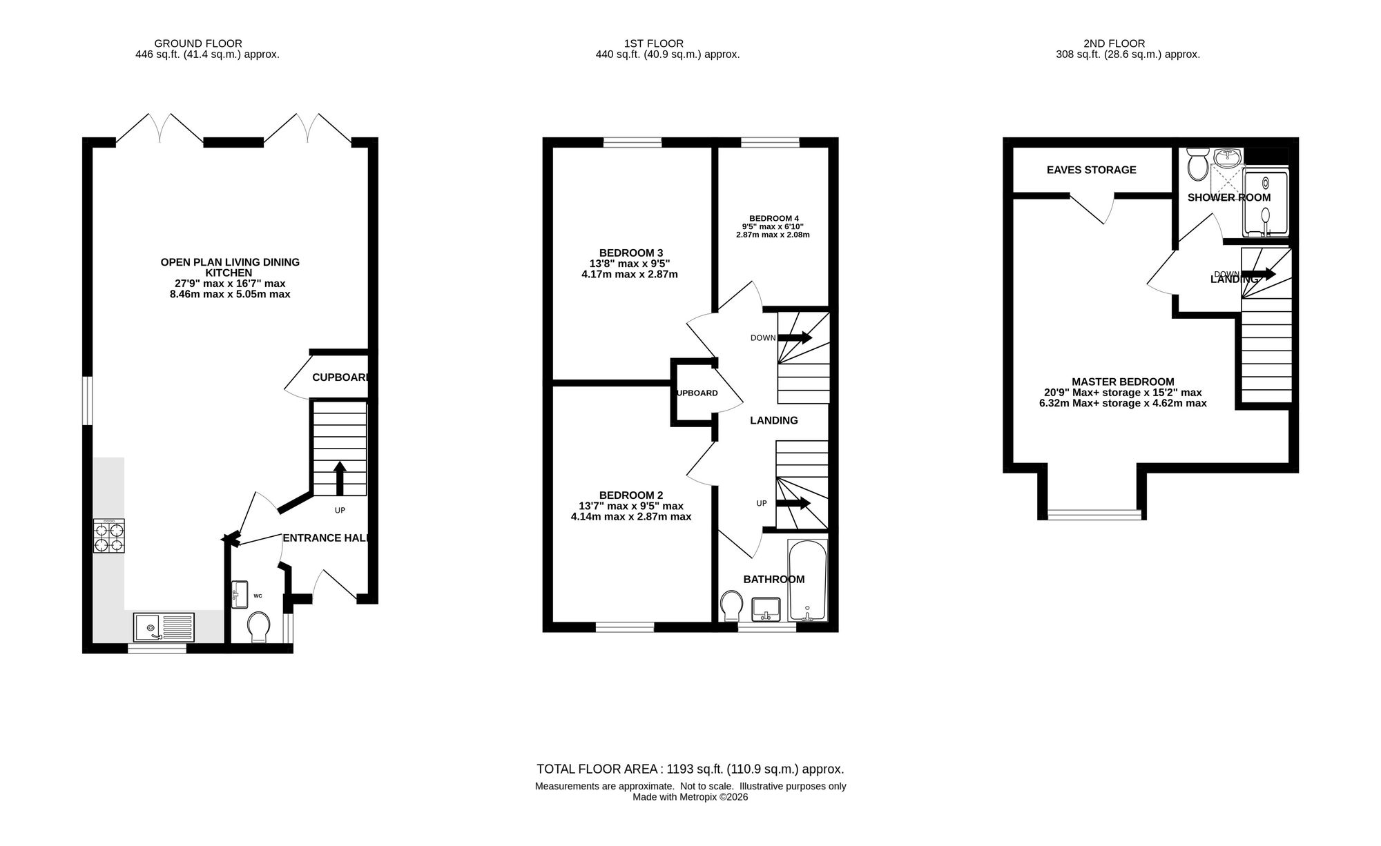 15 Alder Way, Crewe floorplan