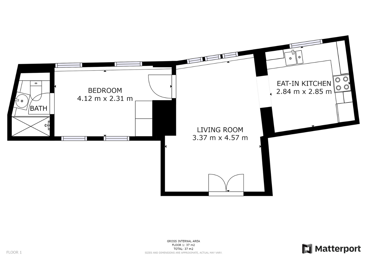 3, Abbott's Chambers, London floorplan