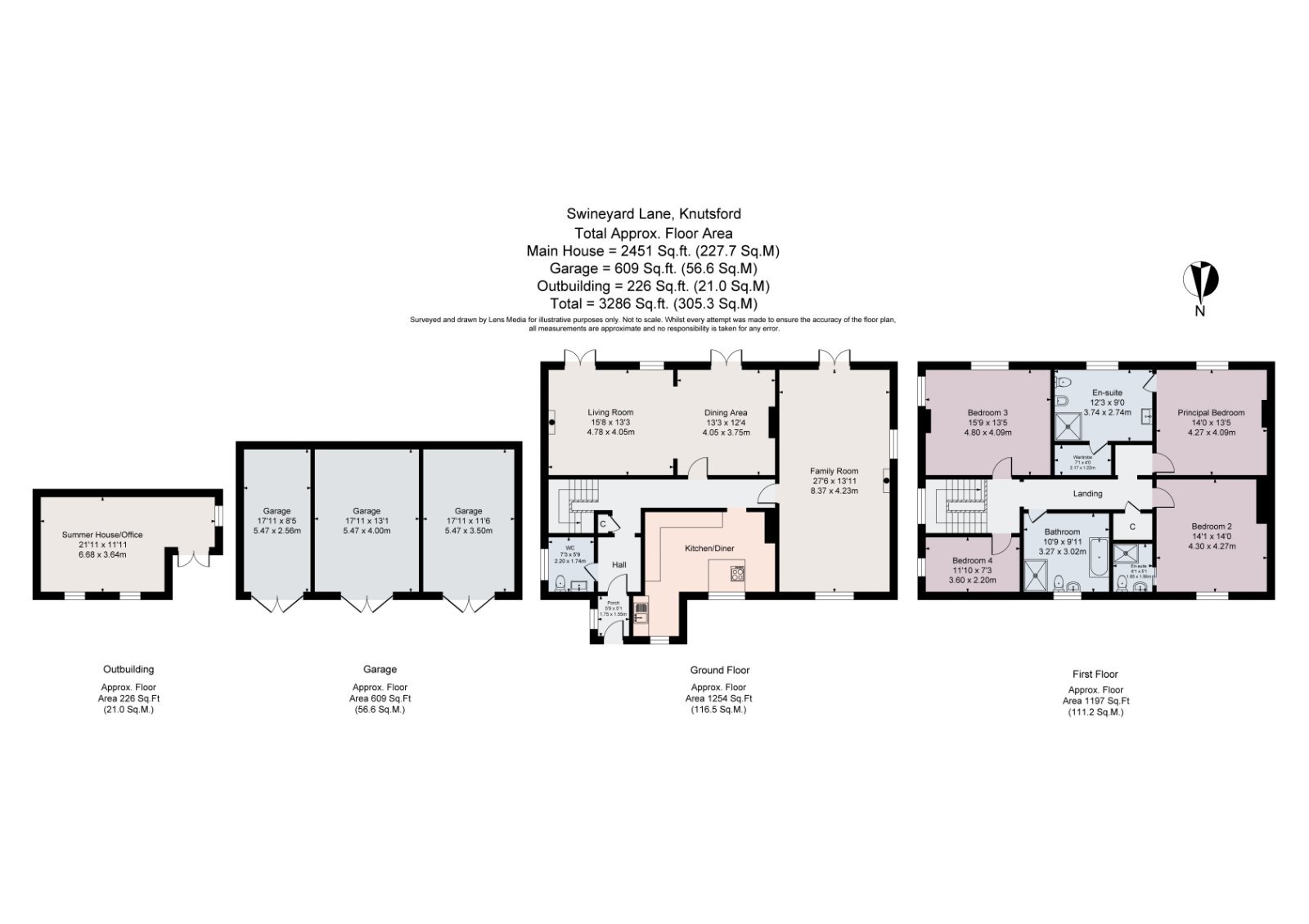 Swineyard Lane Farm,, Swineyard Lane, High Legh floorplan