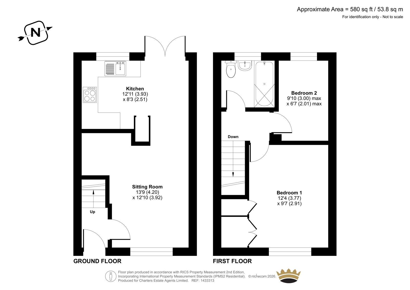 14, Horseshoe Close, Hampshire floorplan