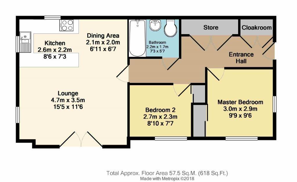 2 Bedrooms Flat for sale in Sussex Road Apartments, Sussex Road, Chapel Town, Sheffield S35