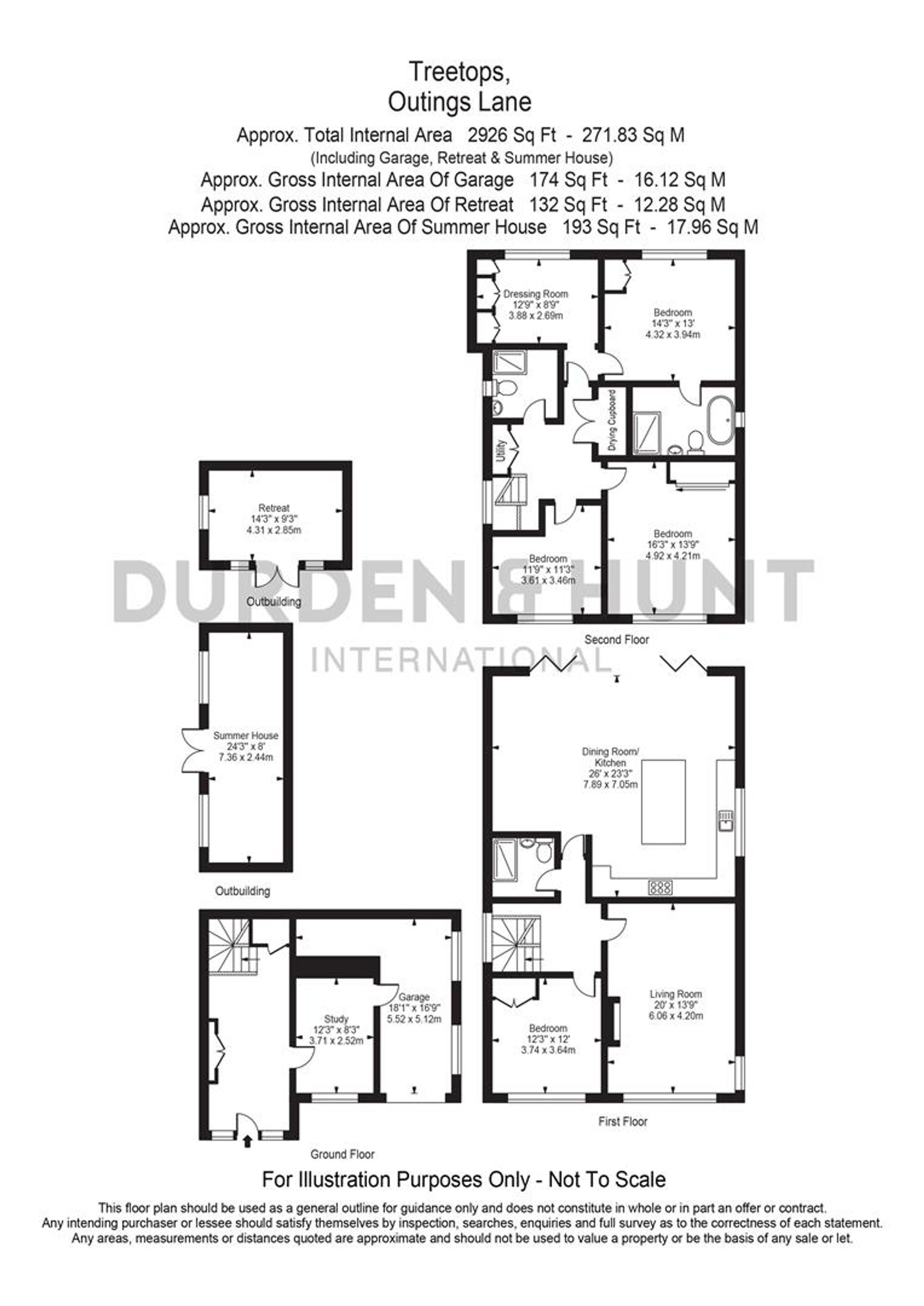 Treetops Outings Lane, Brentwood floorplan