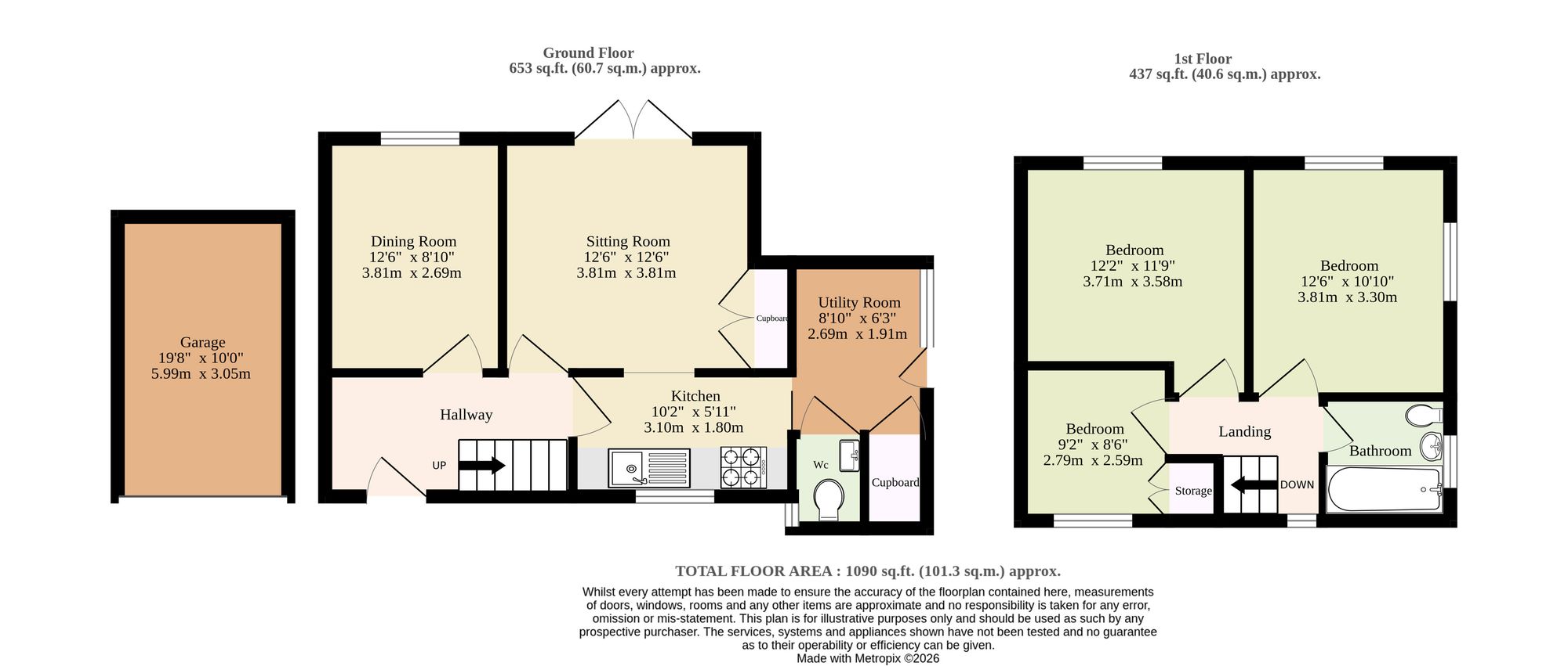 25 School Close, Norwich floorplan