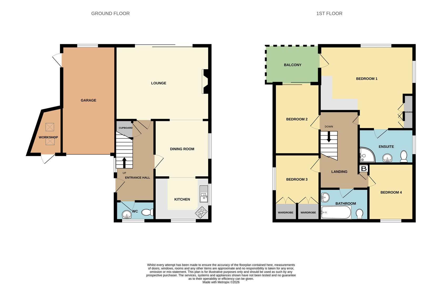 7, Orchard Close, Tavistock floorplan