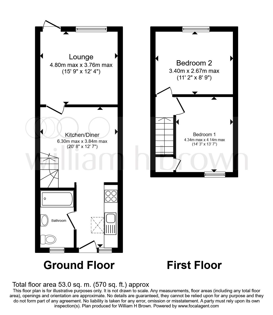 Grange Street, St.Albans AL3, 2 bedroom terraced house for sale