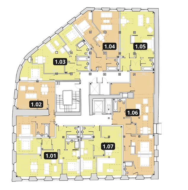 Station House, Station Apartments, Wellington Road, Dewsbury floorplan