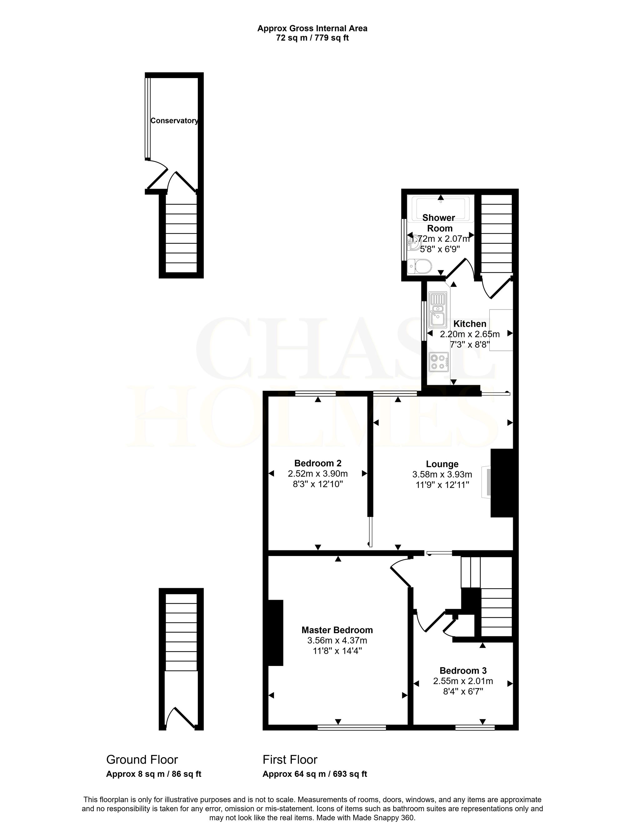 102 Northbourne Road, Jarrow floorplan