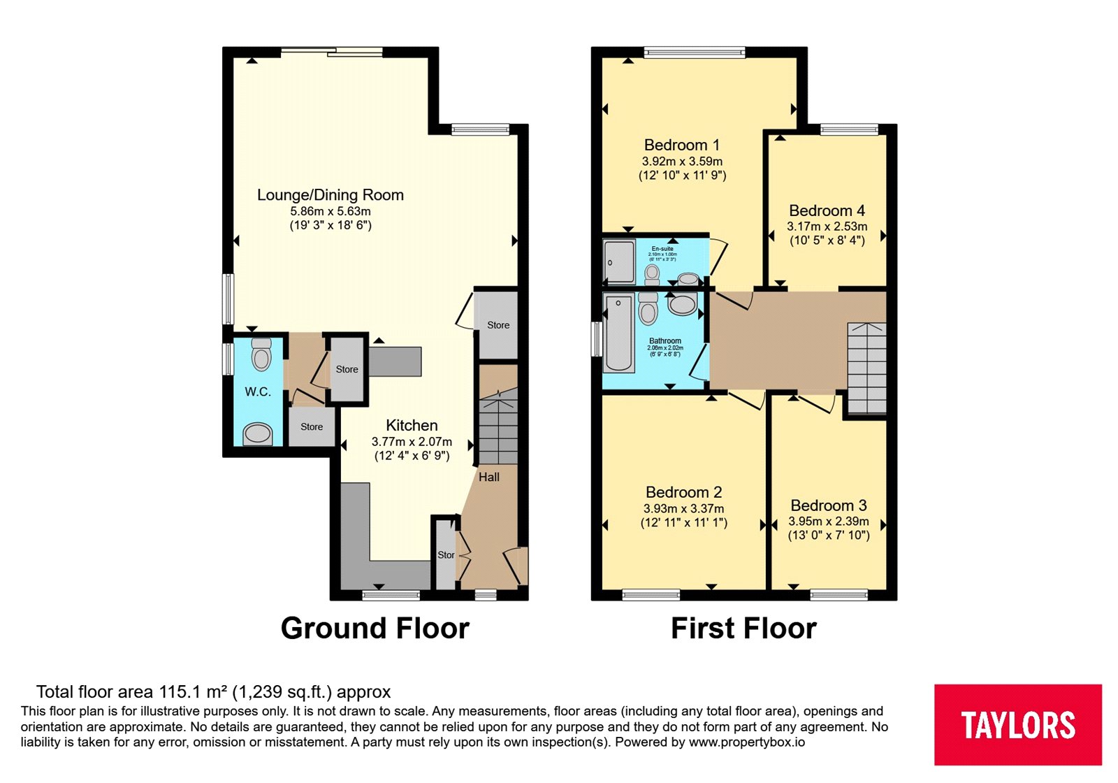 Burgess Close, Bristol floorplan