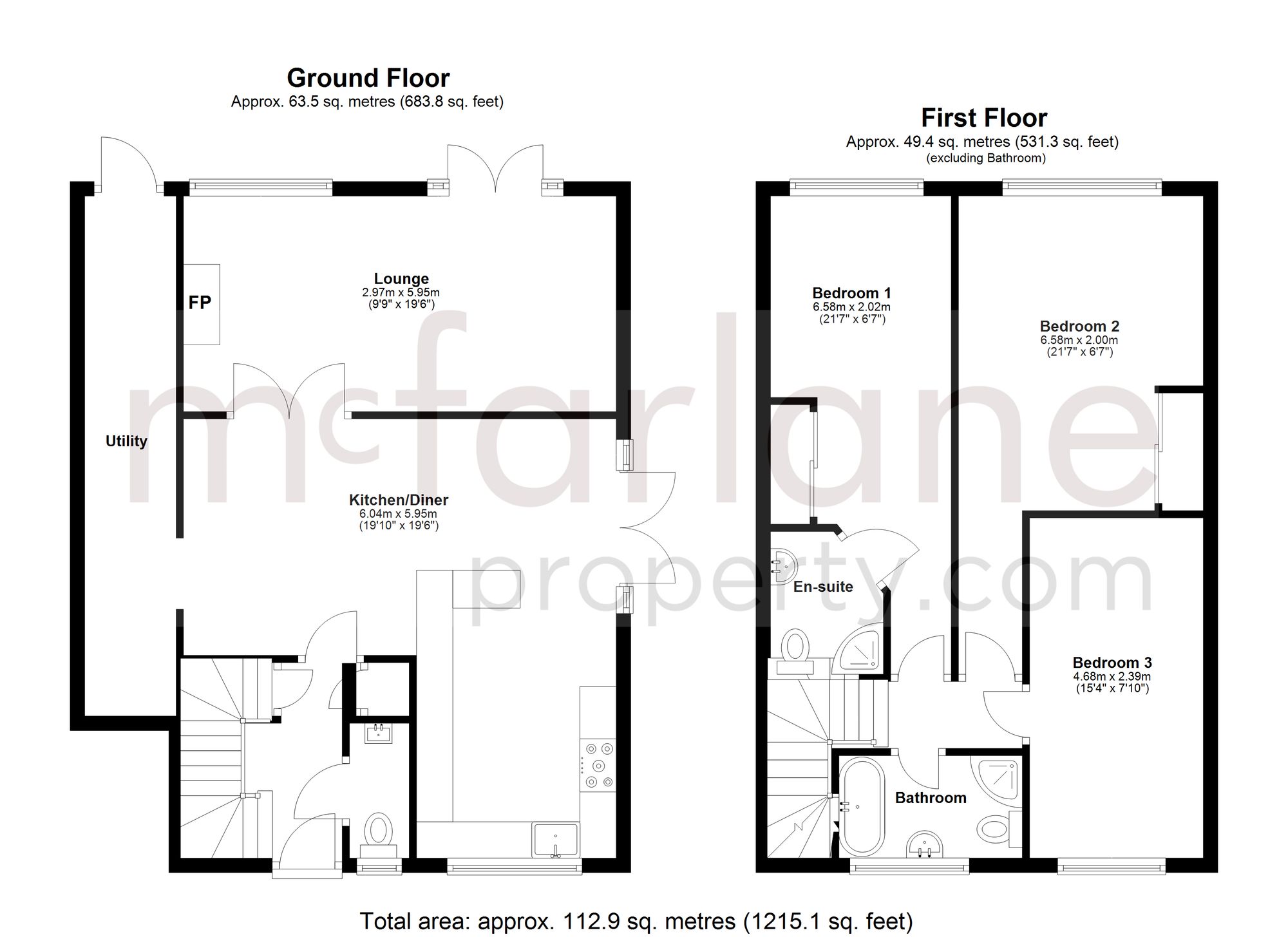 6 Cloverlands, Swindon floorplan