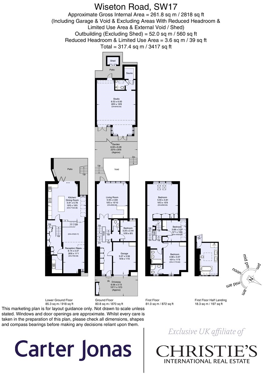 16, Wiseton Road, London floorplan
