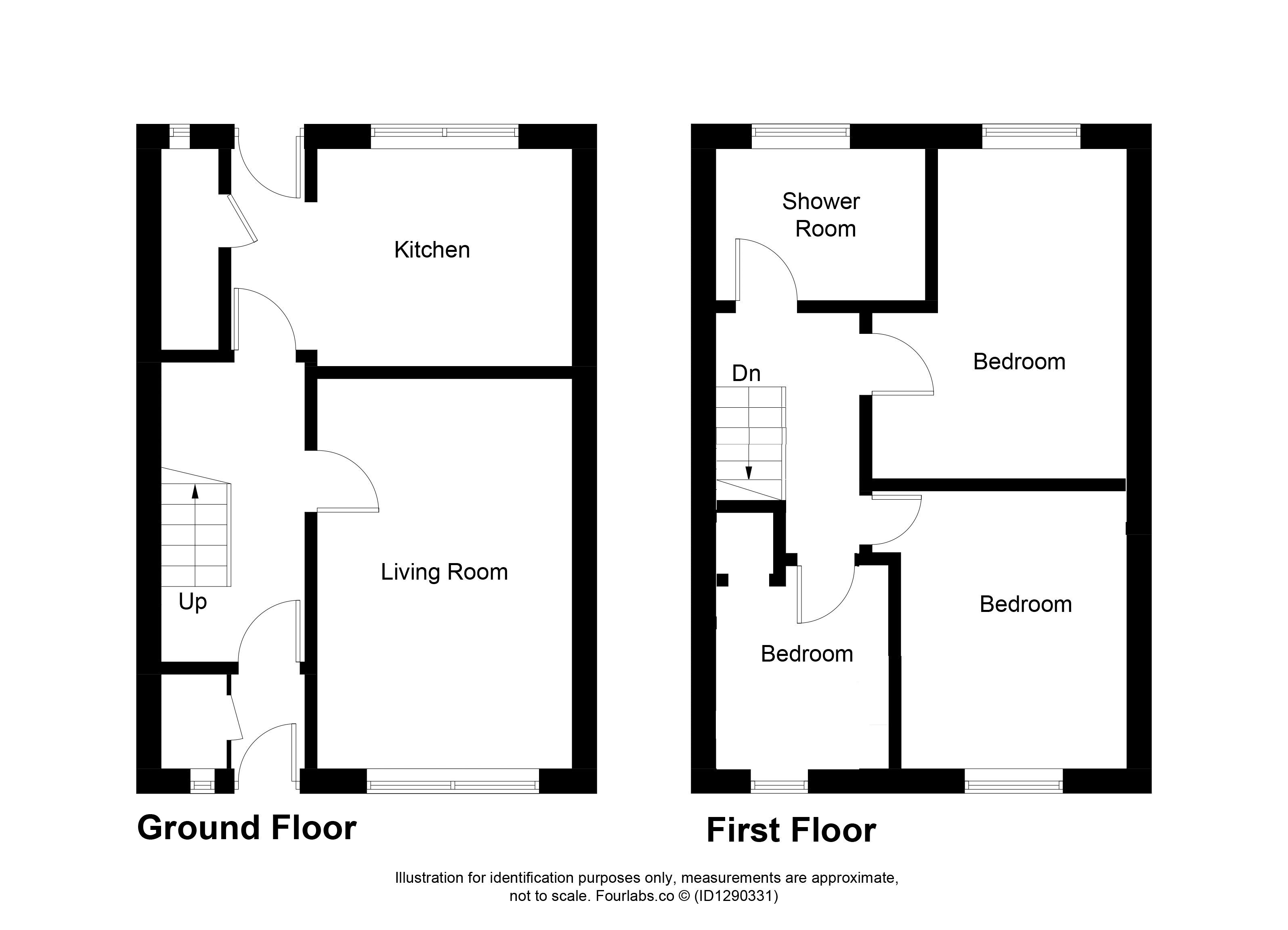 288, Redcraigs, Kirkcaldy floorplan