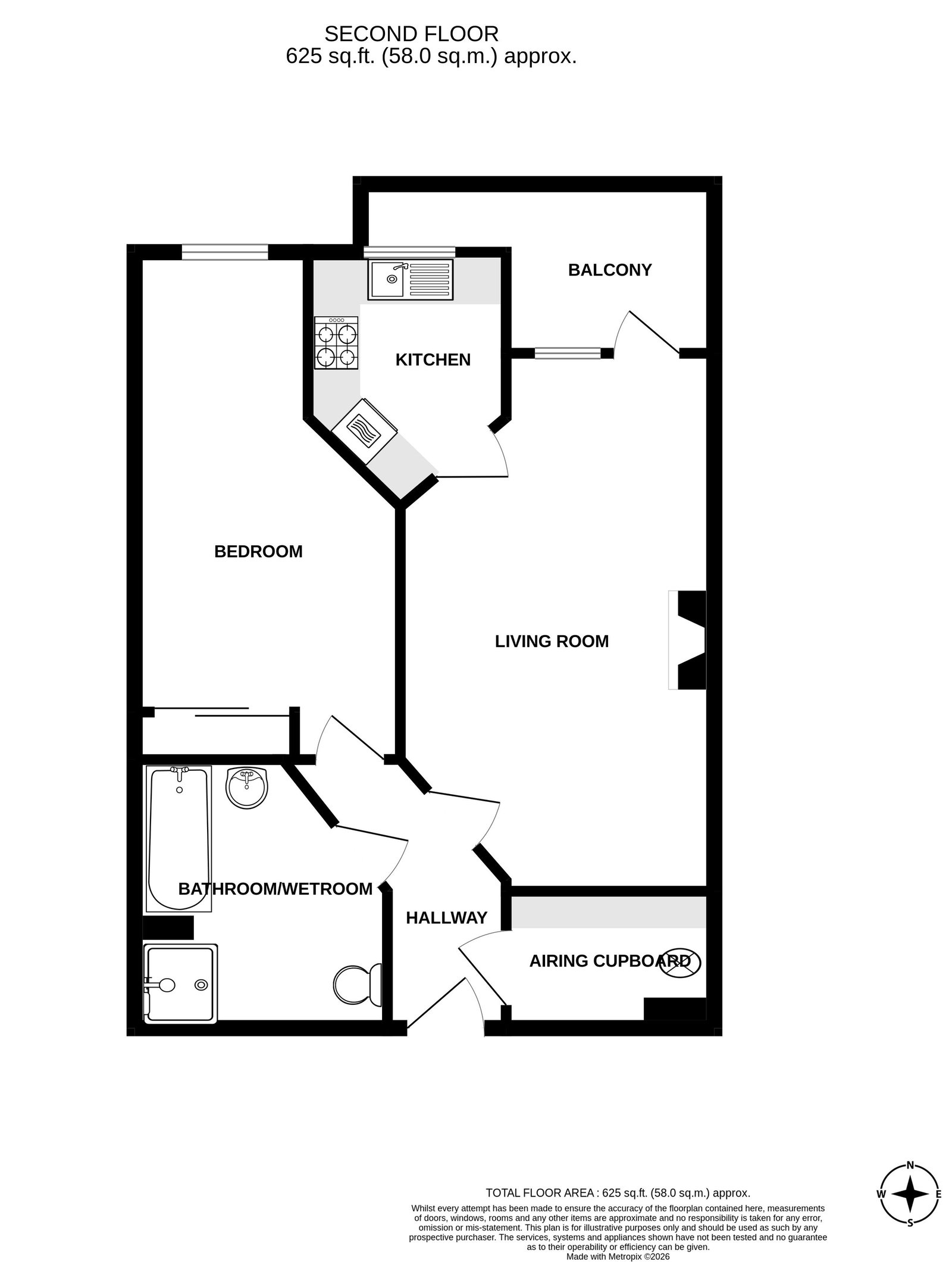 Roswell Court, 8,49, Douglas Avenue, Exmouth floorplan